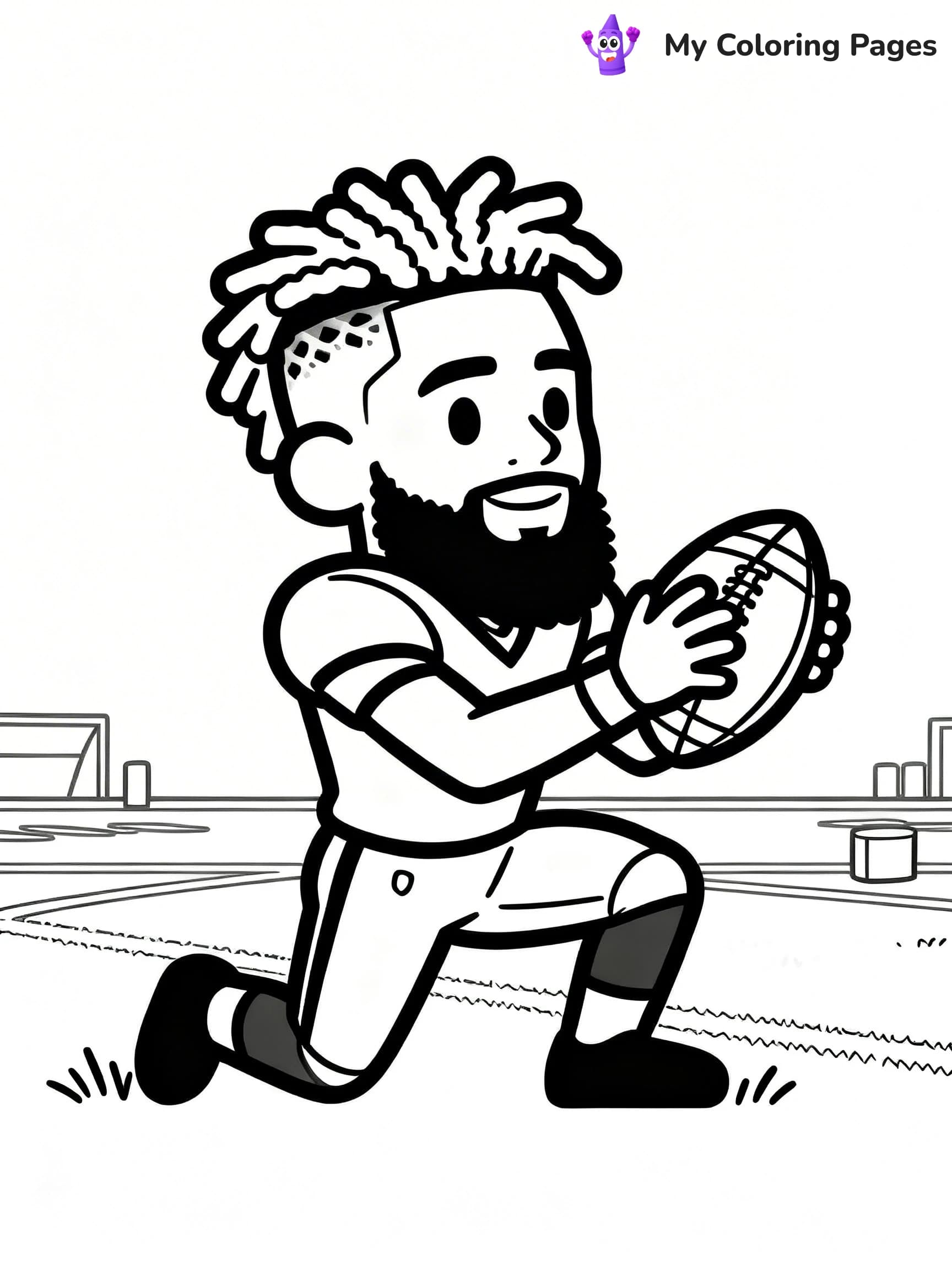 Odell Beckham Coloring Pages - 3
