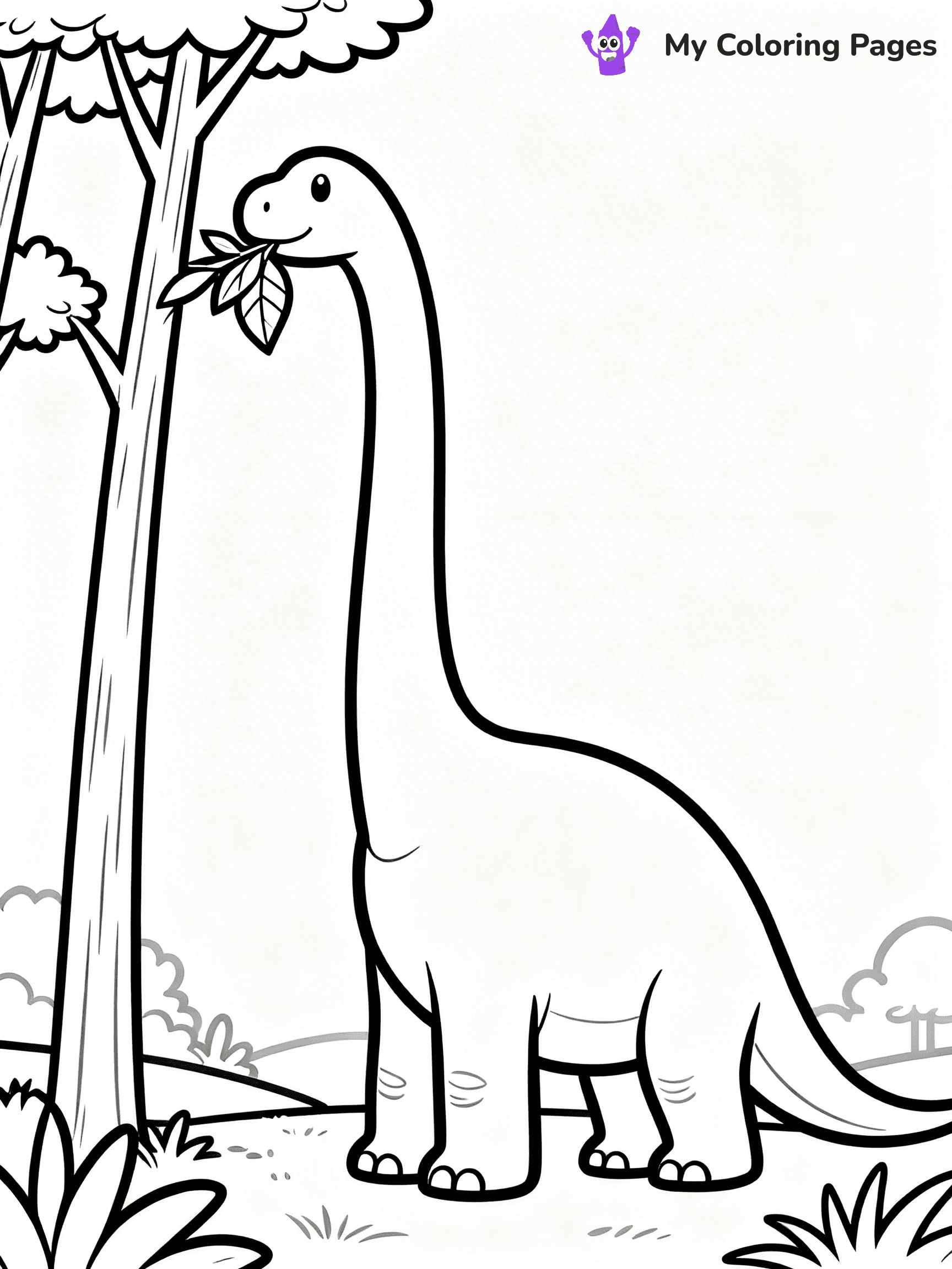 Brachiosaurus Coloring Pages - 17