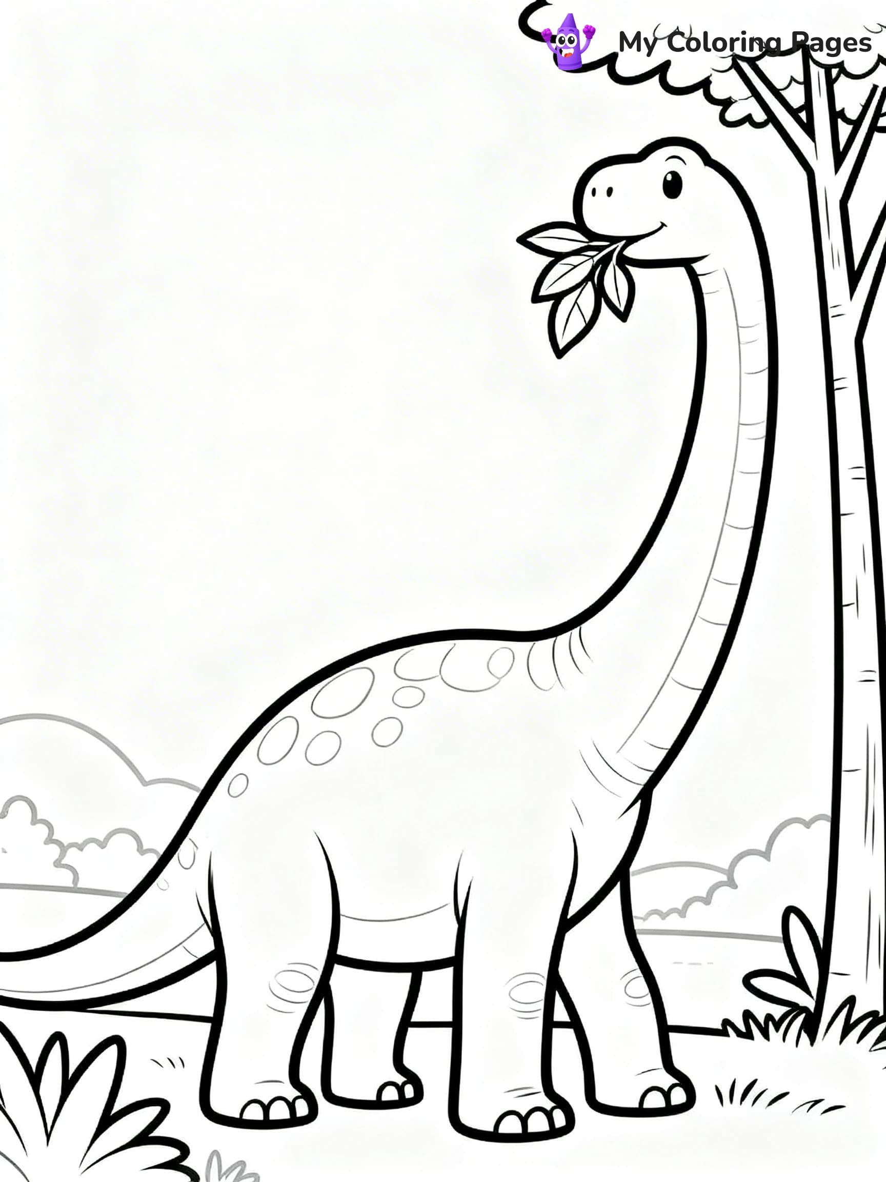 Brachiosaurus Coloring Pages - 15