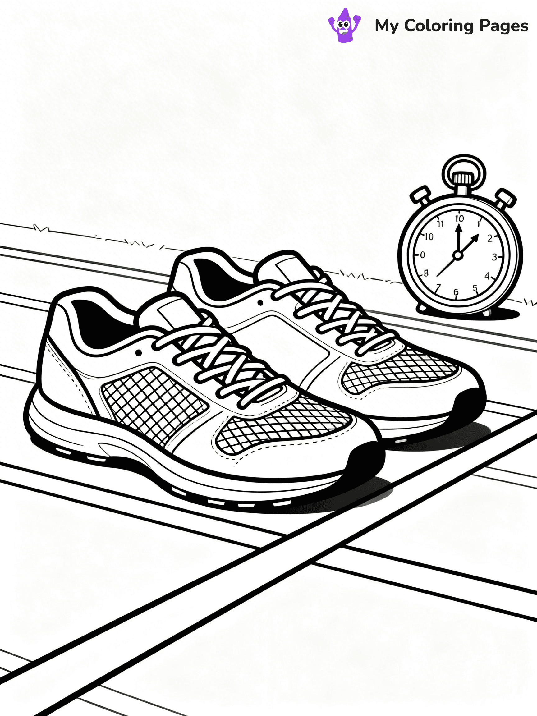 Sneaker Coloring Pages - 45