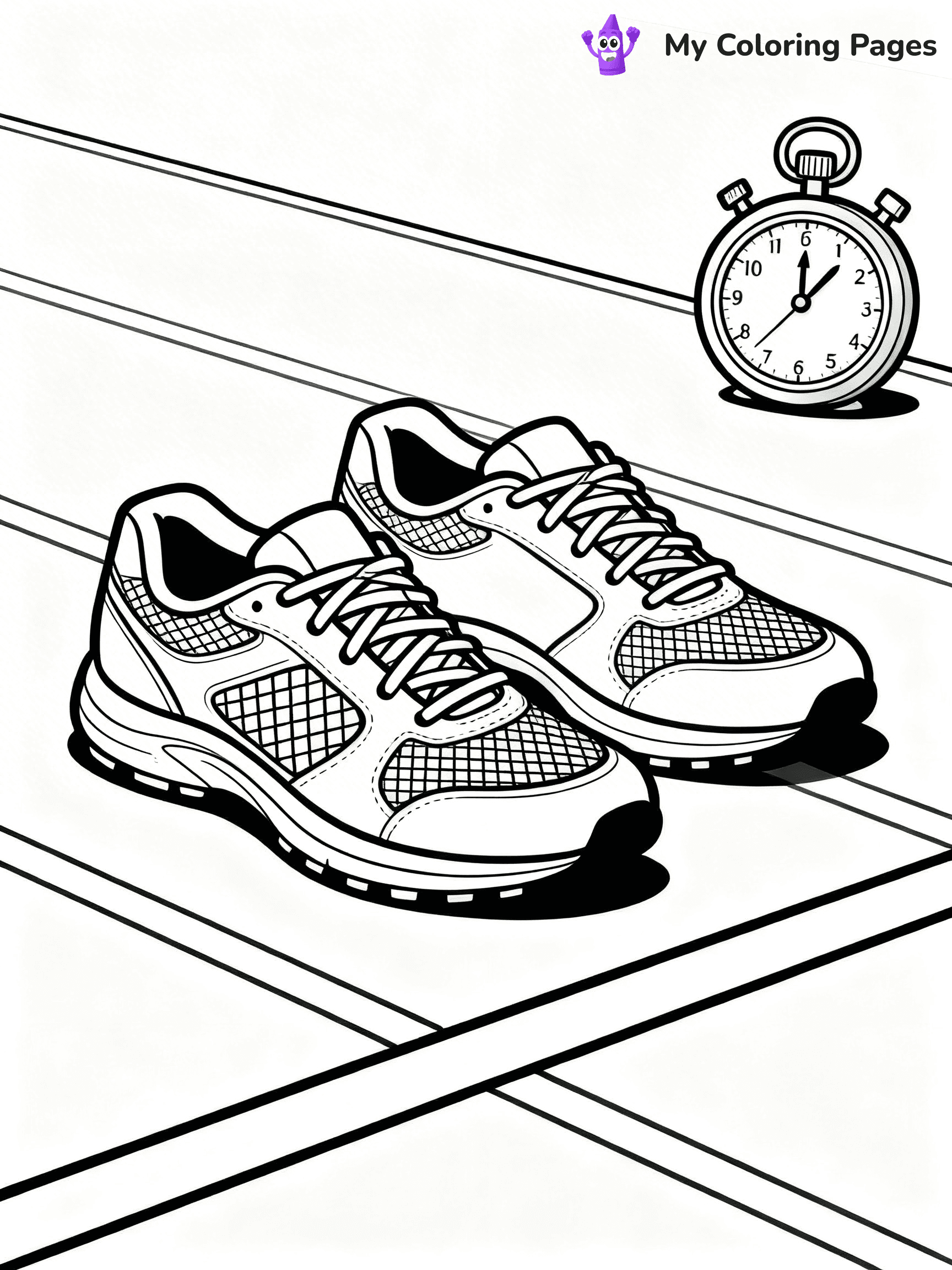 Sneaker Coloring Pages - 44