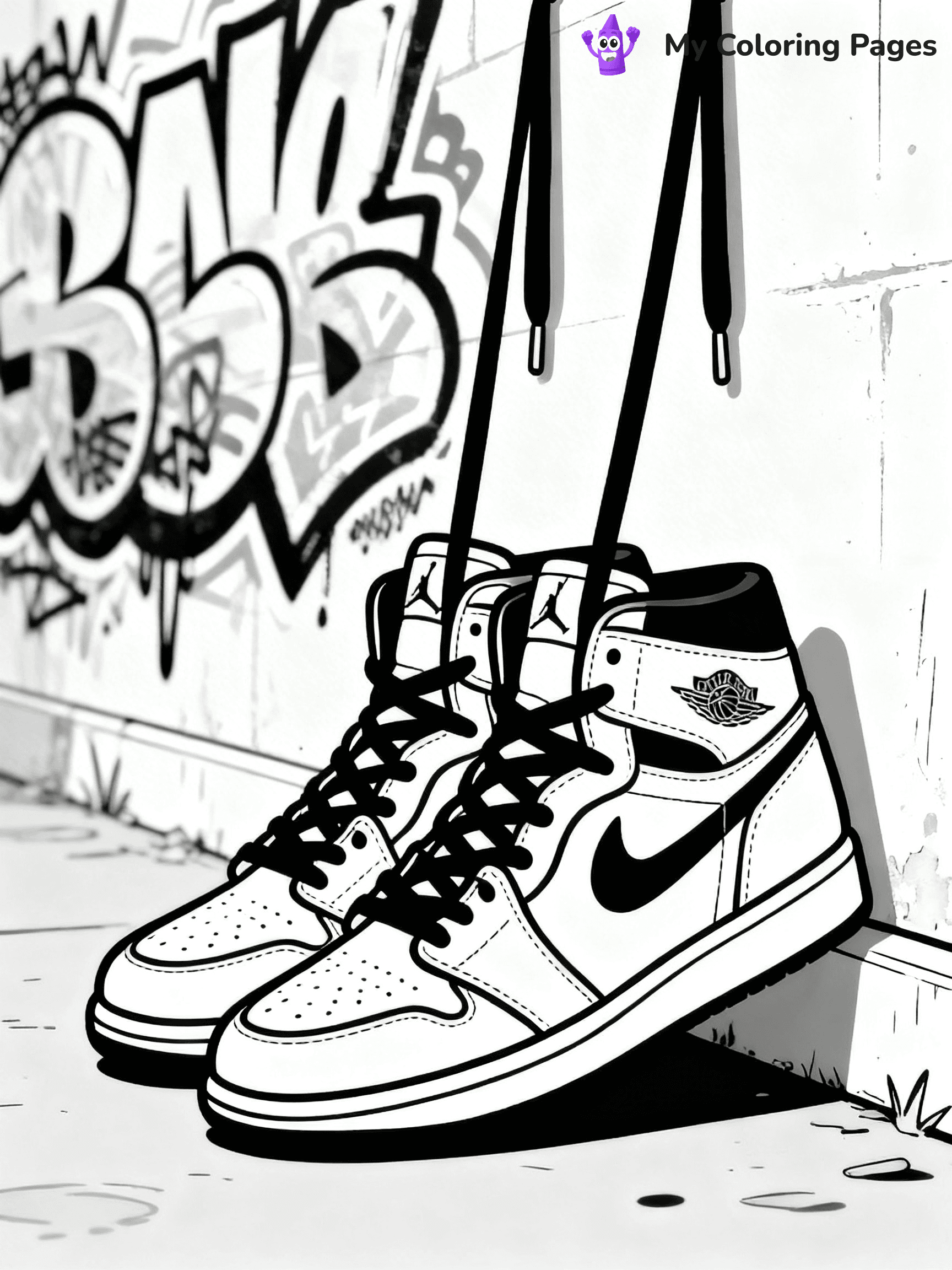 Sneaker Coloring Pages - 35