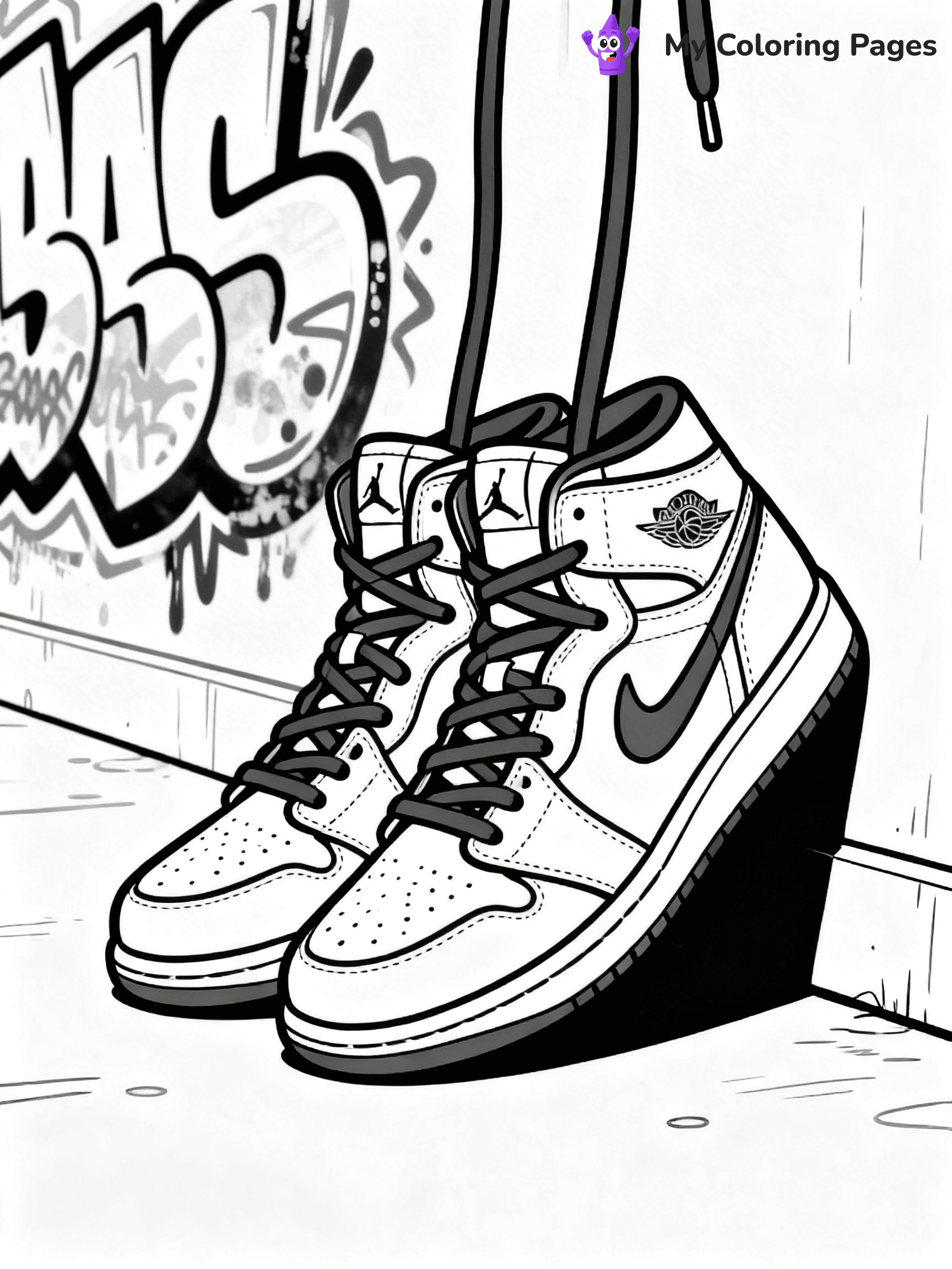 Sneaker Coloring Pages - 34