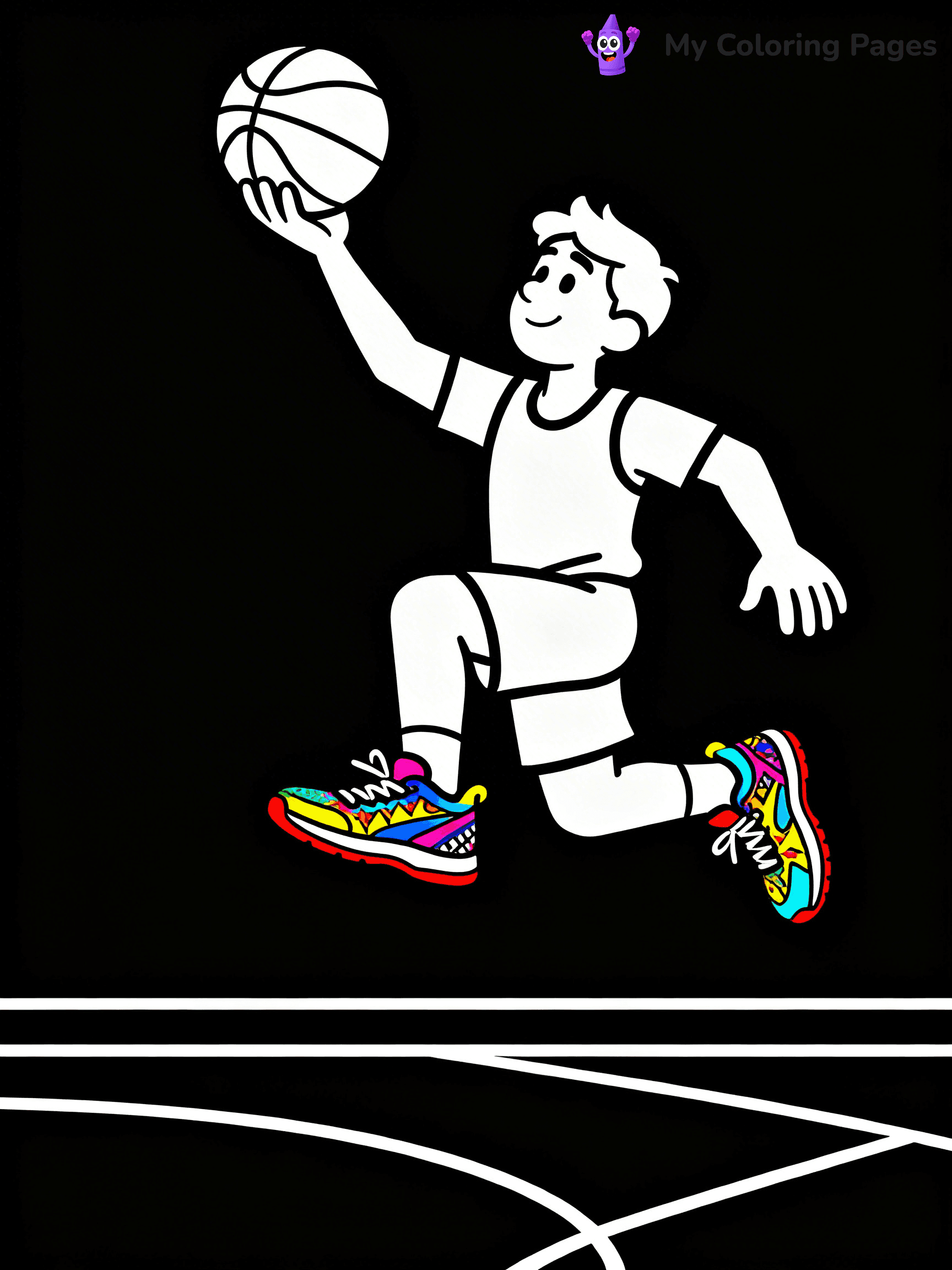 Sneaker Coloring Pages - 25
