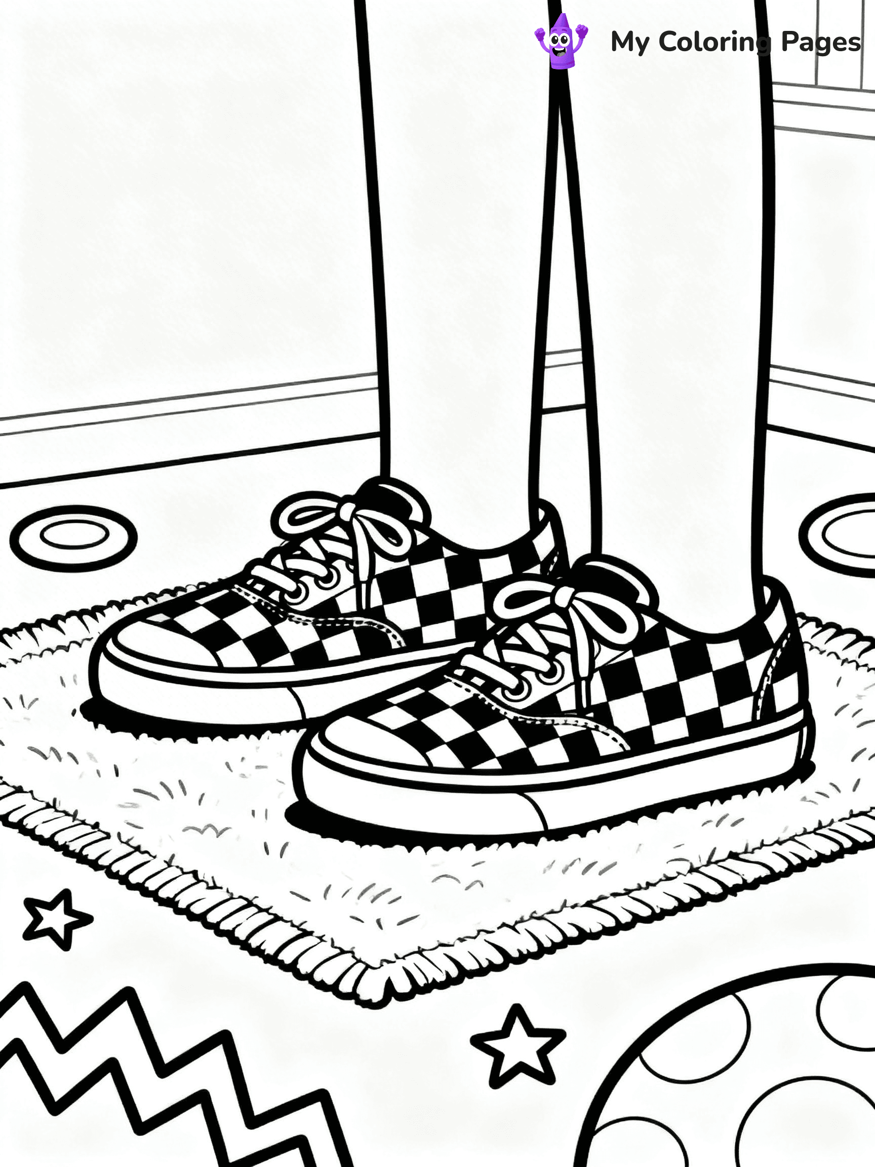Sneaker Coloring Pages - 17