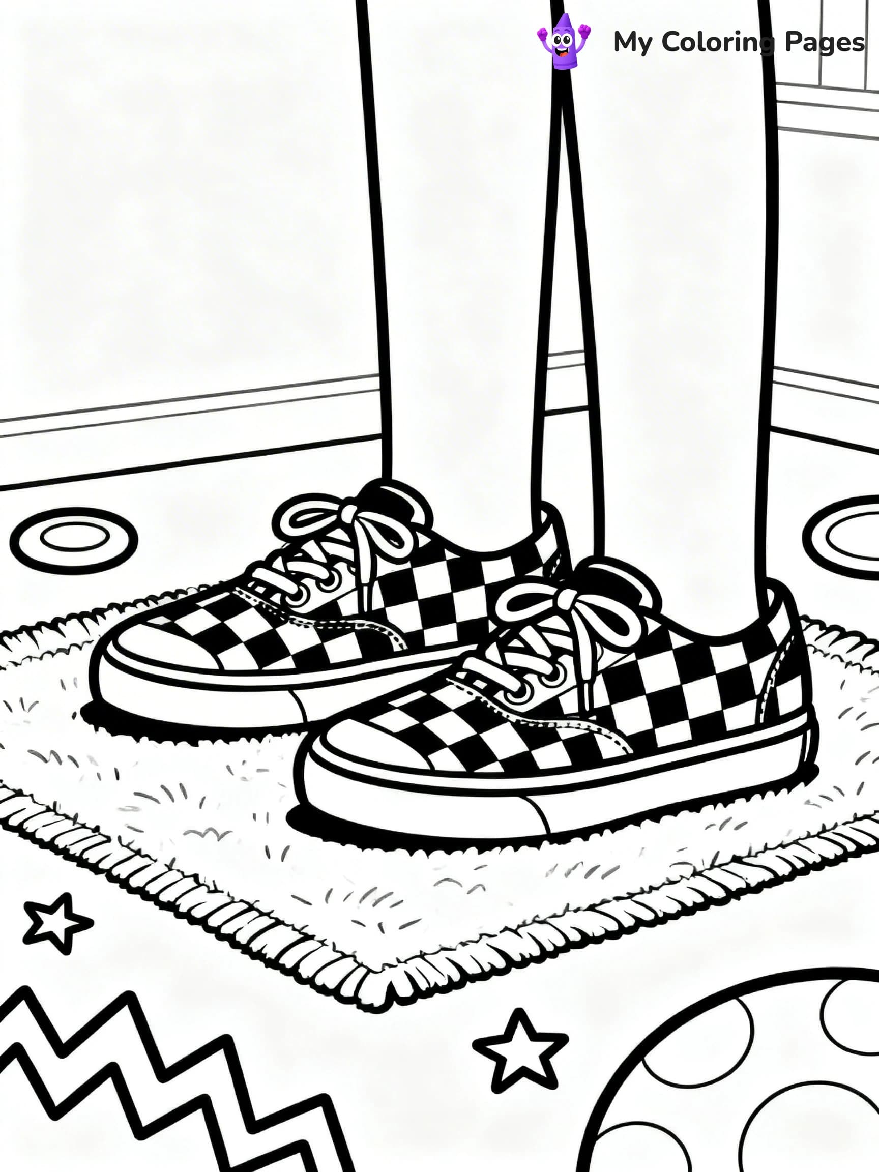 Sneaker Coloring Pages - 17