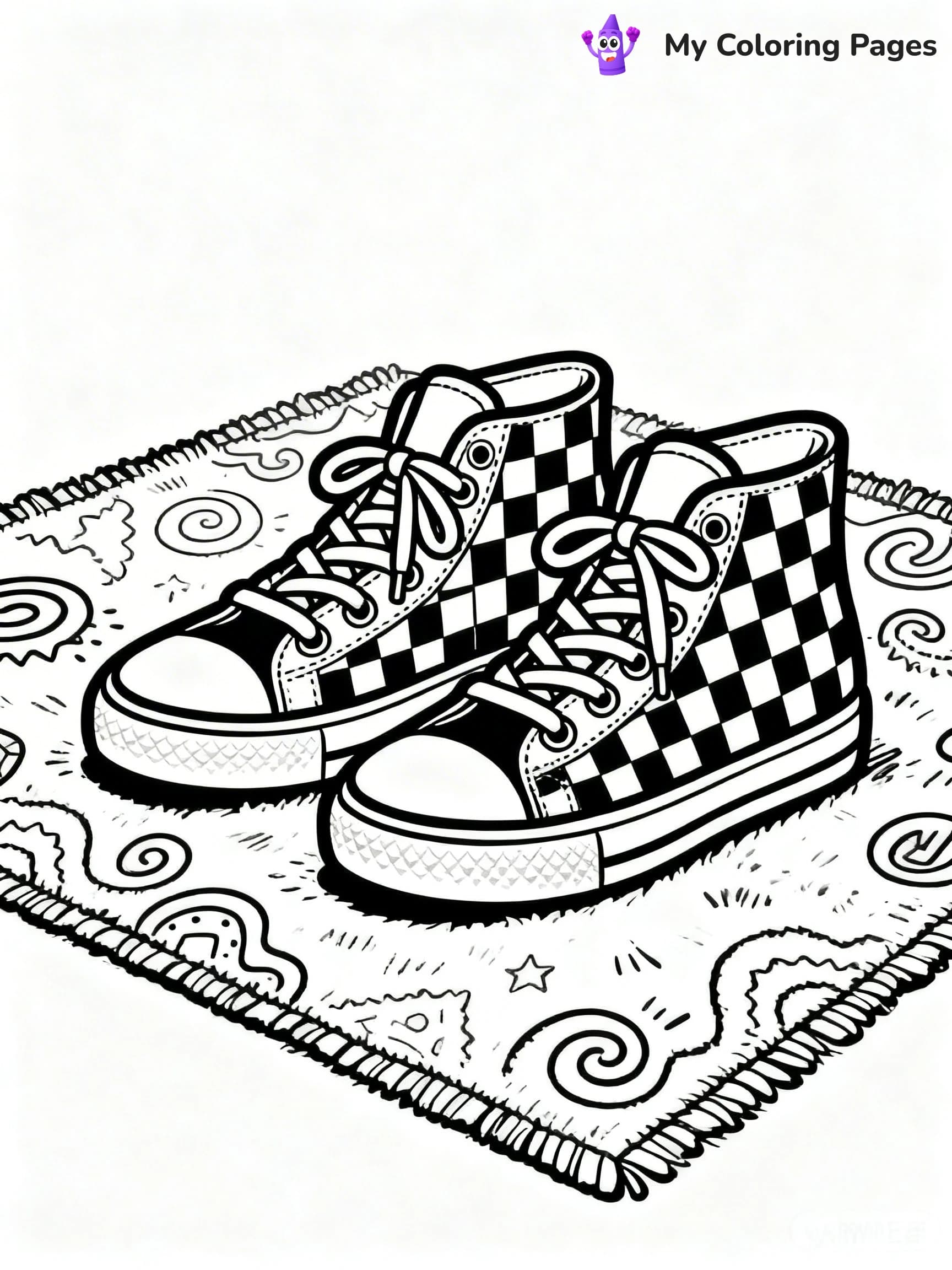 Sneaker Coloring Pages - 16
