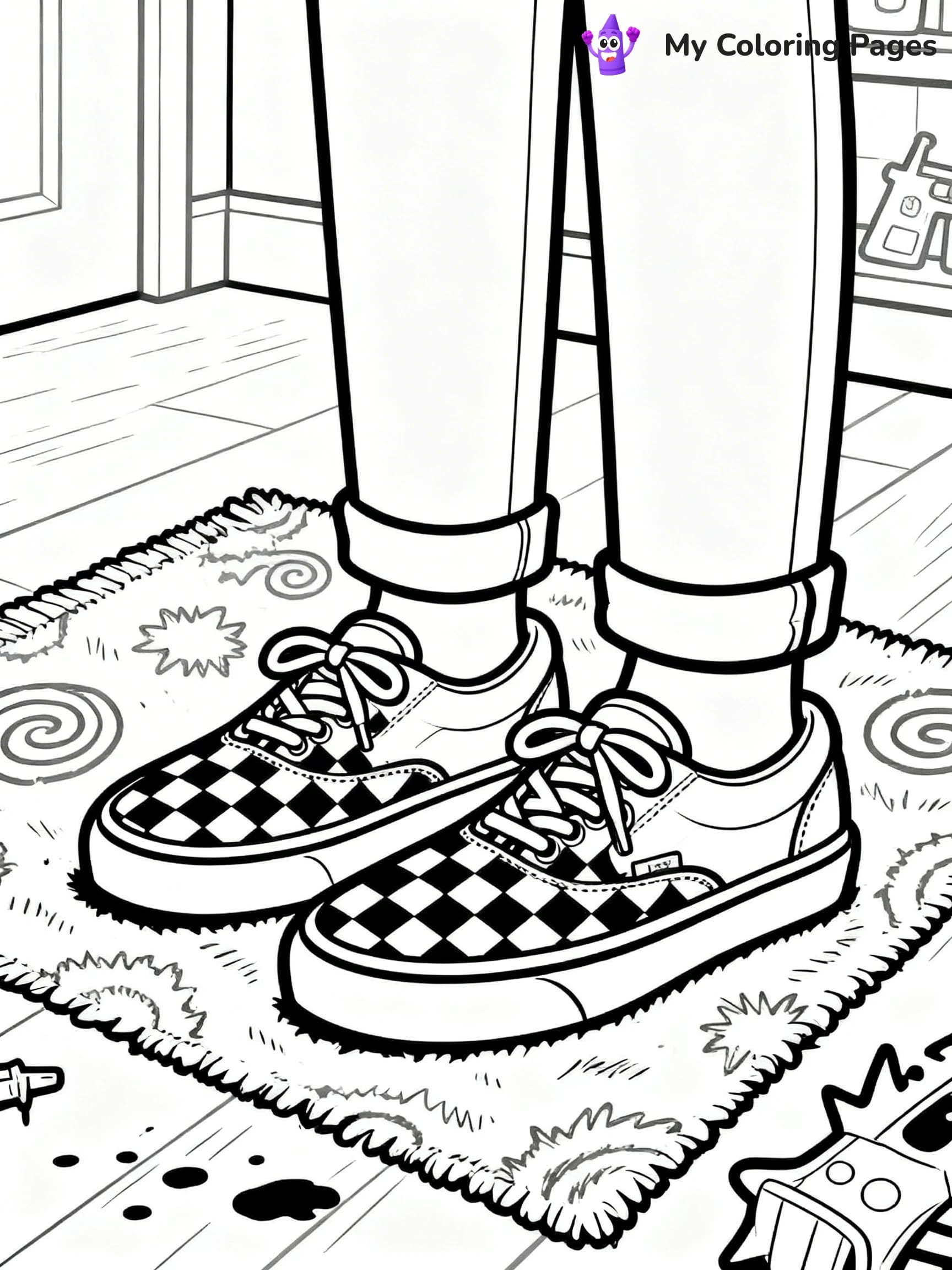 Sneaker Coloring Pages - 13