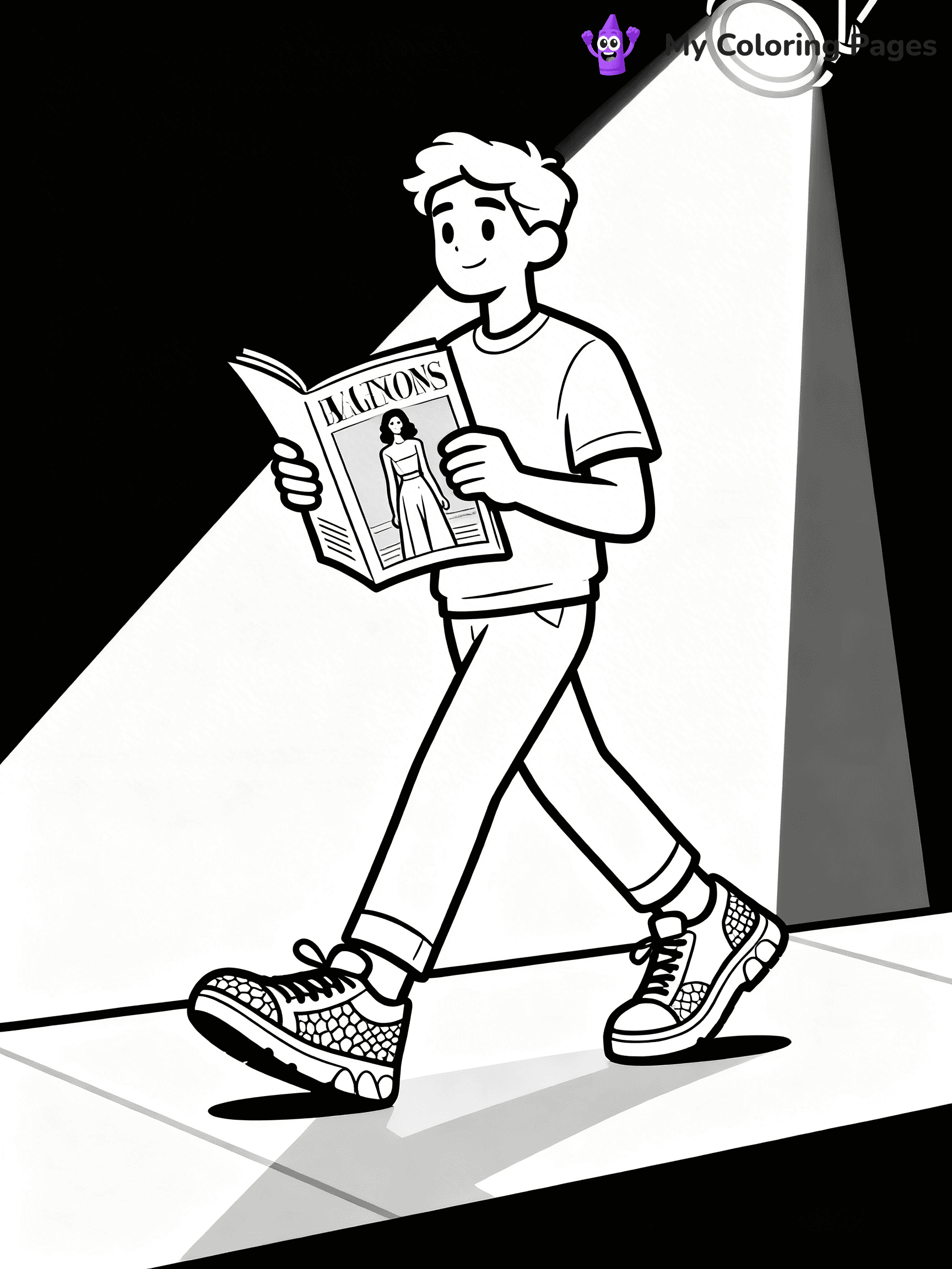 Sneaker Coloring Pages - 7