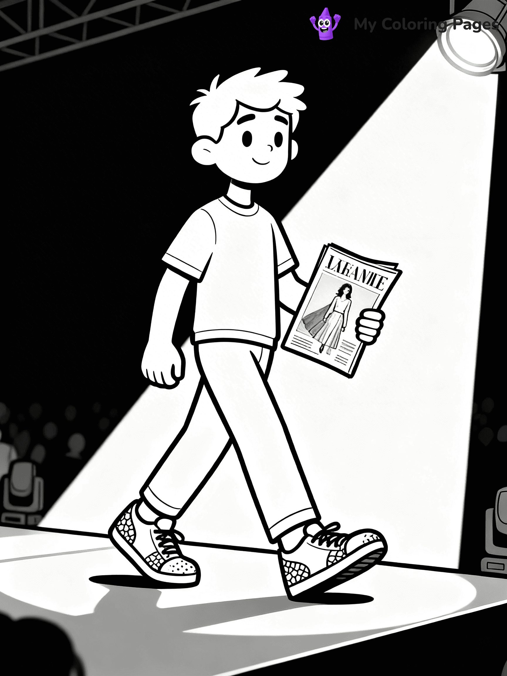 Sneaker Coloring Pages - 6