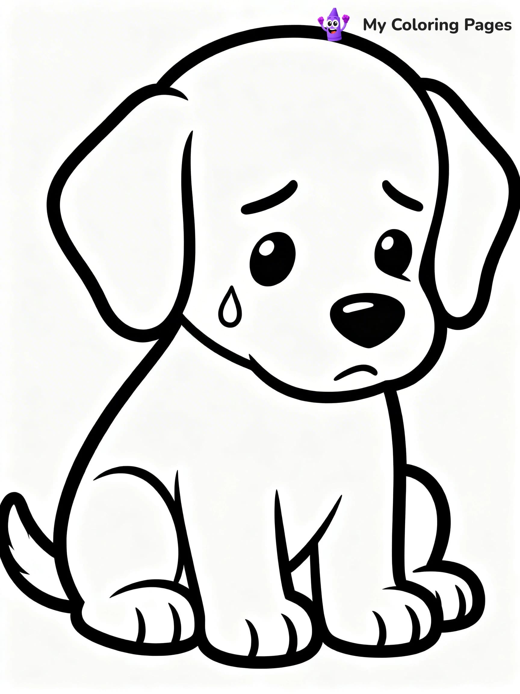 Sad Face Coloring Pages - 23