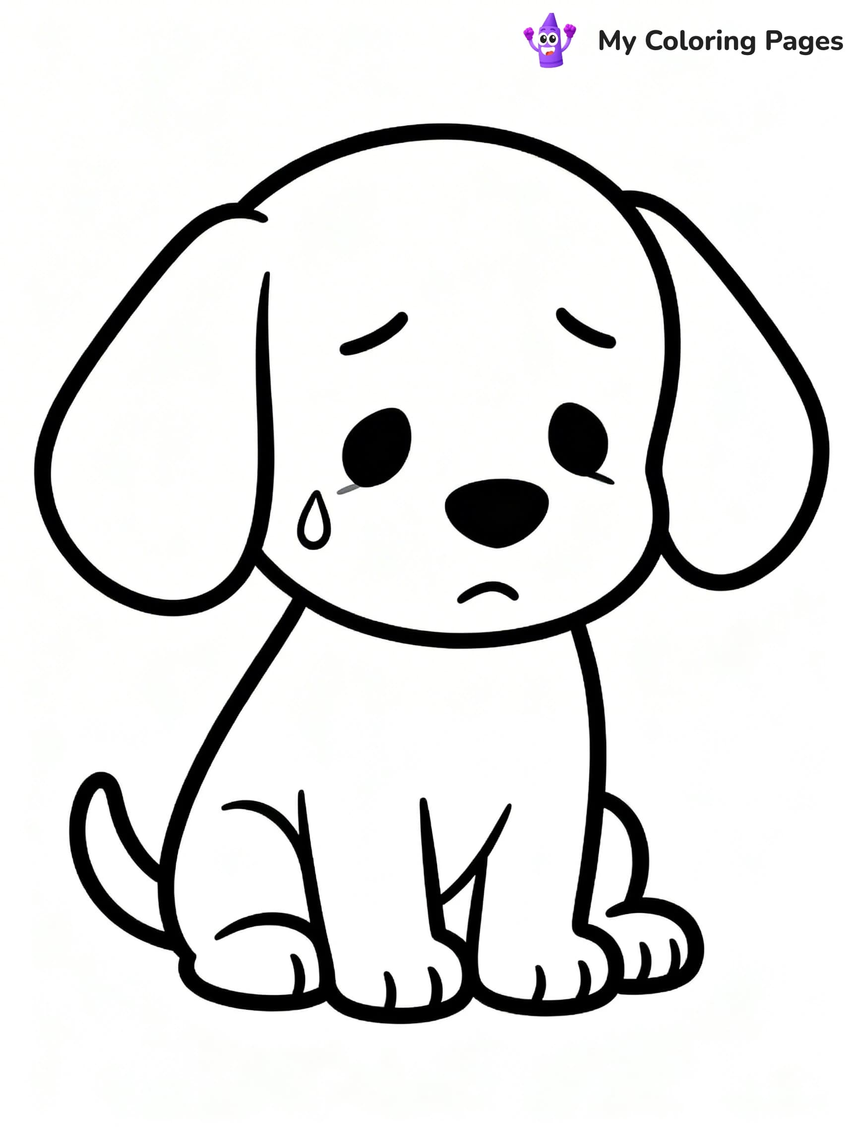 Sad Face Coloring Pages - 21