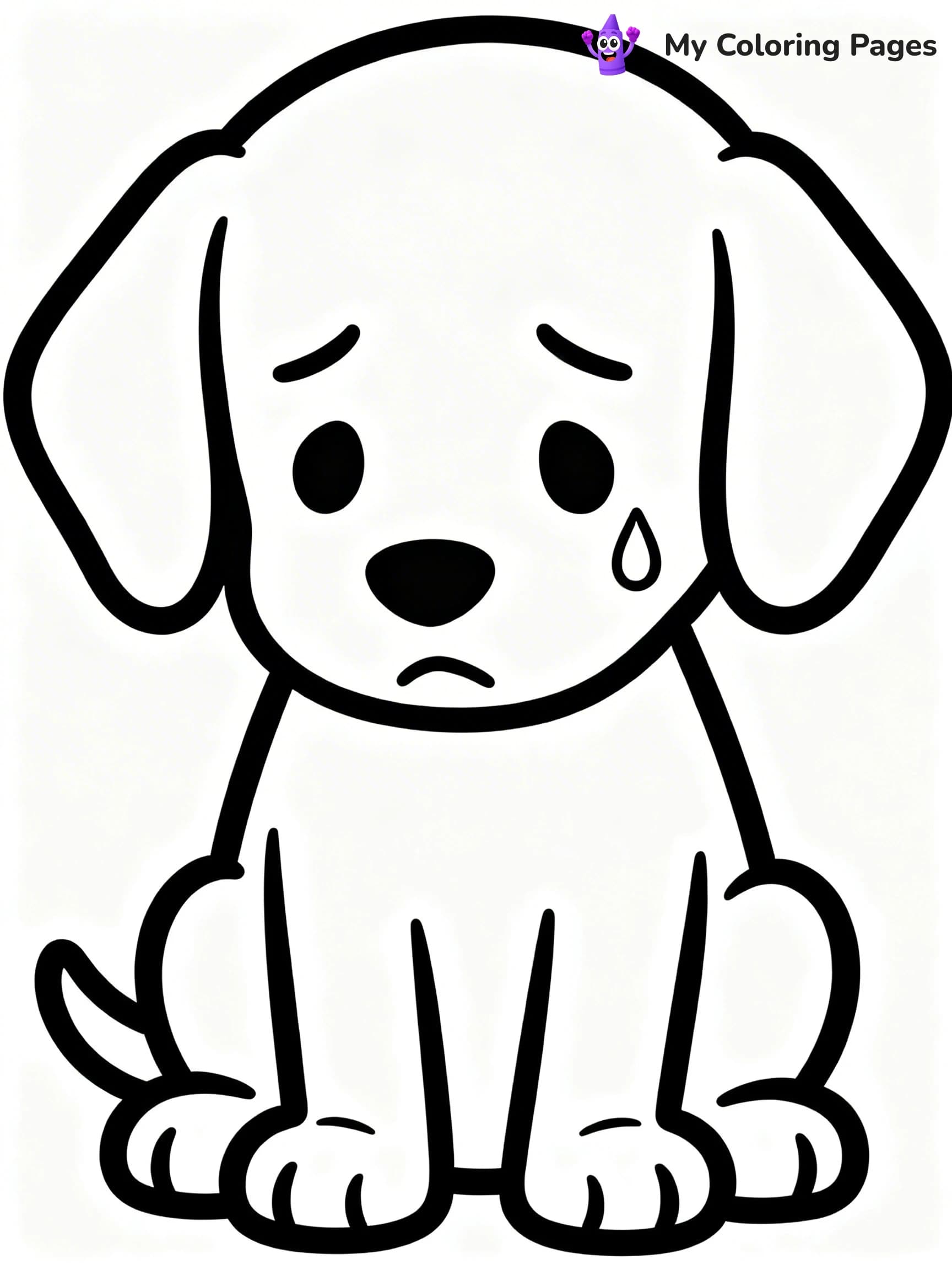 Sad Face Coloring Pages - 20