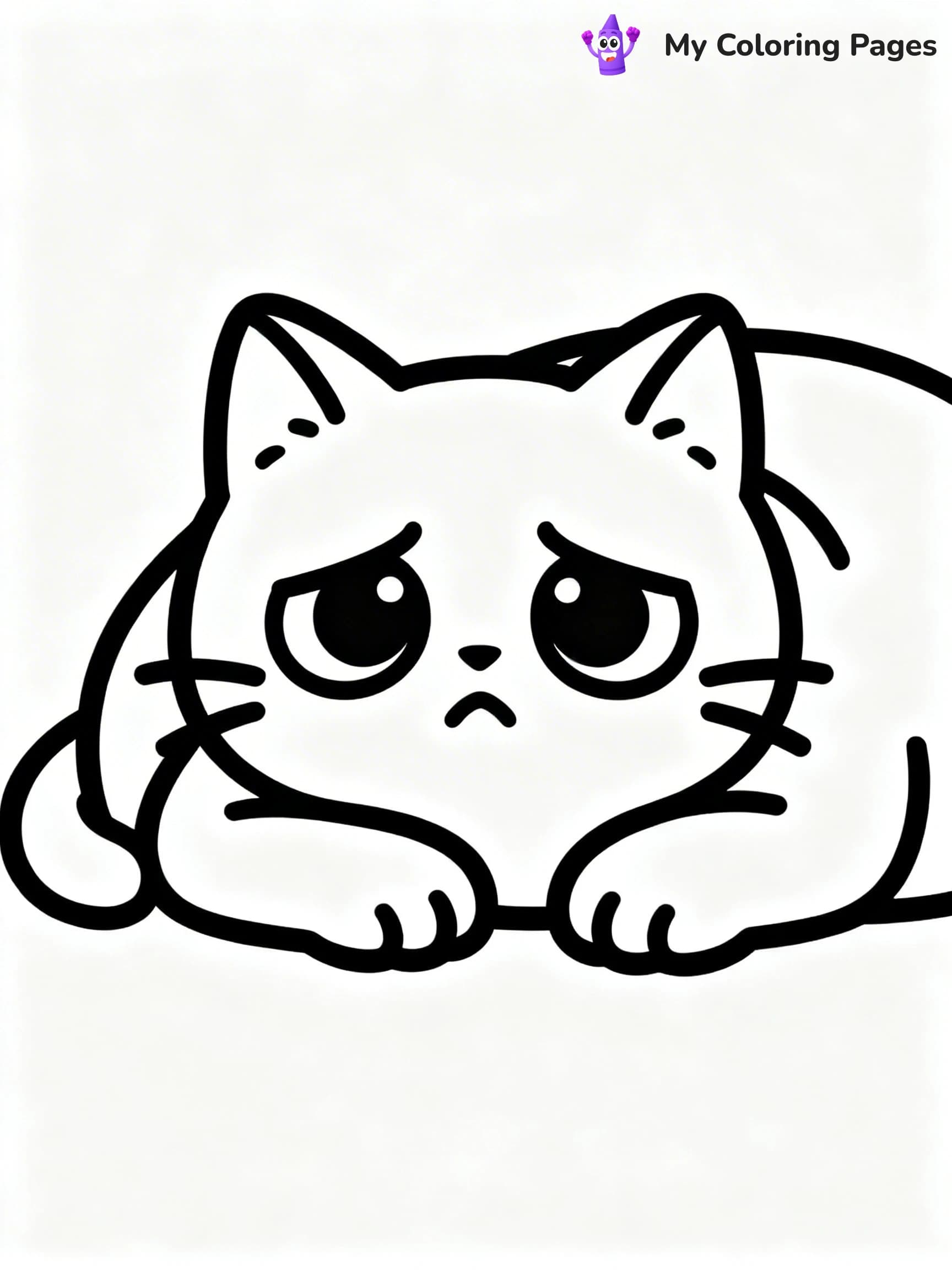 Sad Face Coloring Pages - 19