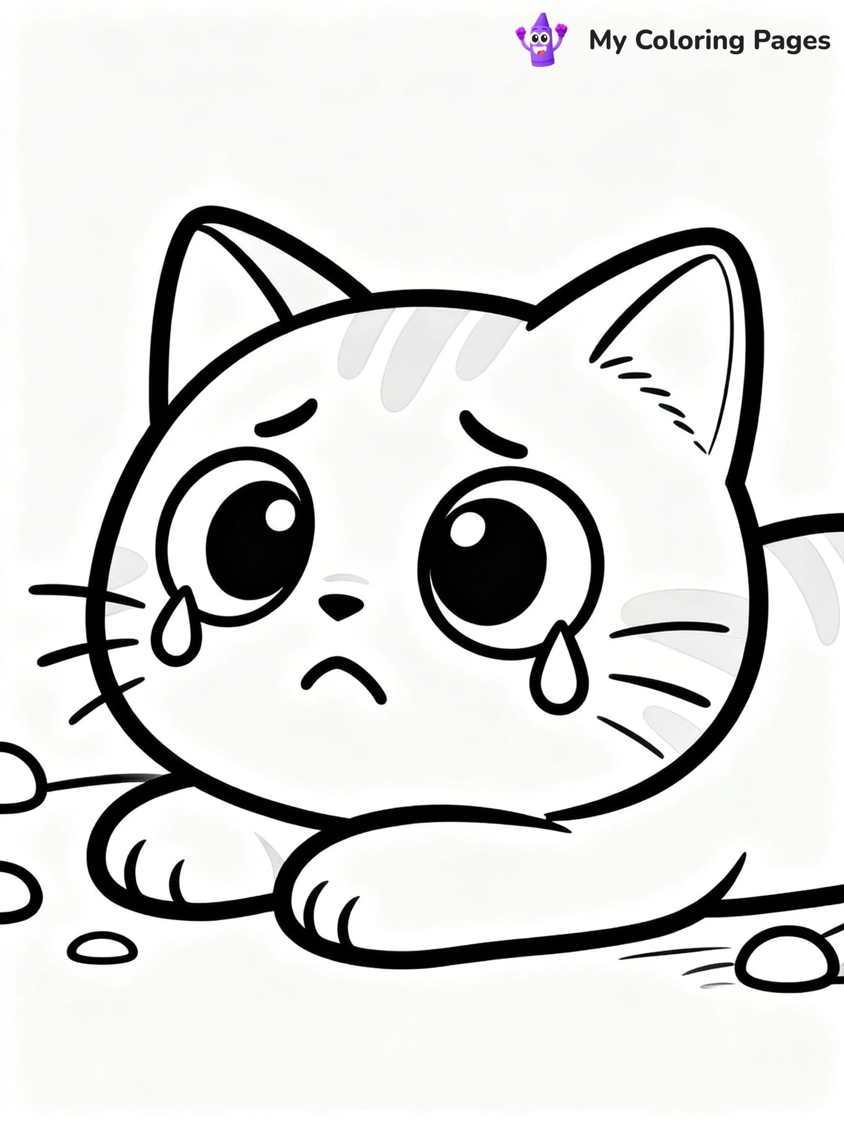 Sad Face Coloring Pages - 15
