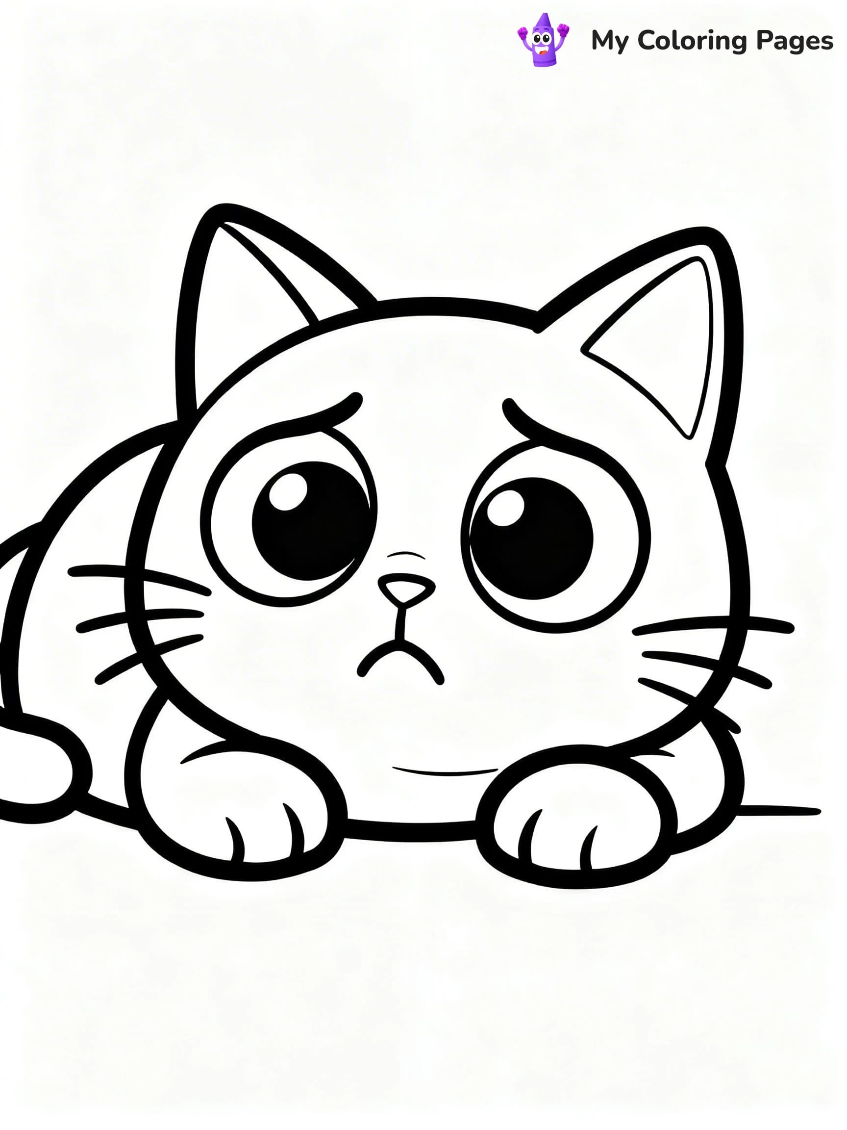 Sad Face Coloring Pages - 14