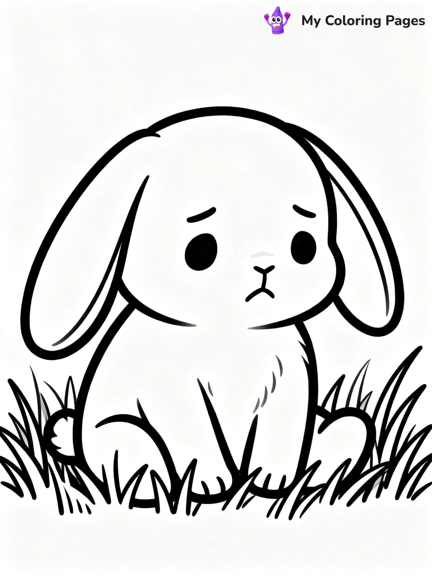 Sad Face Coloring Pages - 5