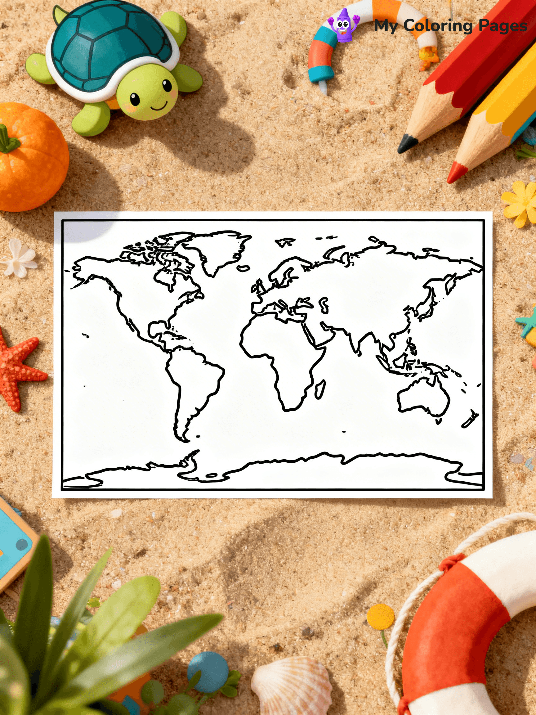 Map Coloring Pages - 33