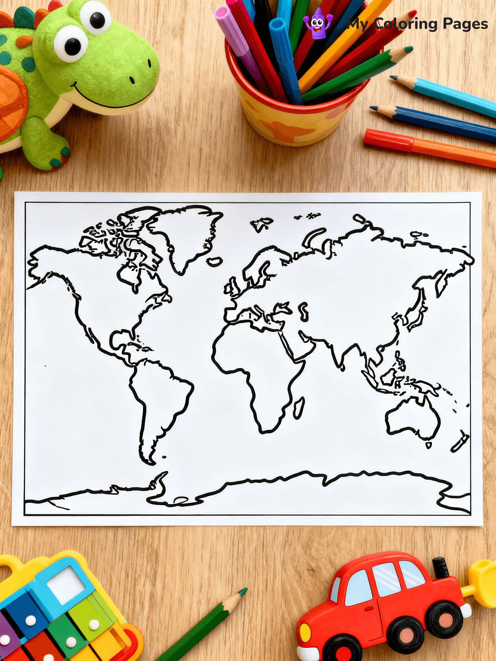 Map Coloring Pages - 31