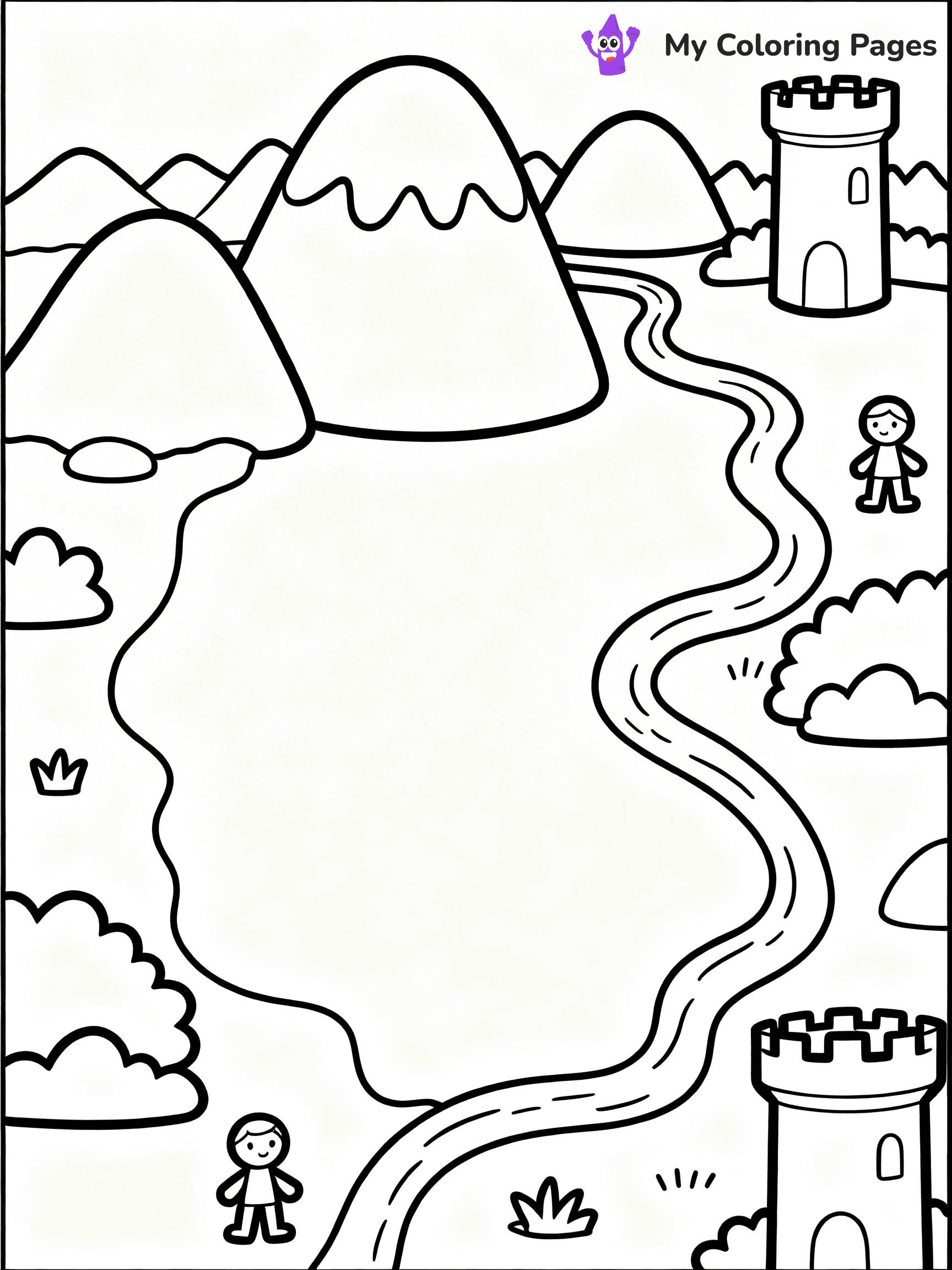 Map Coloring Pages - 27