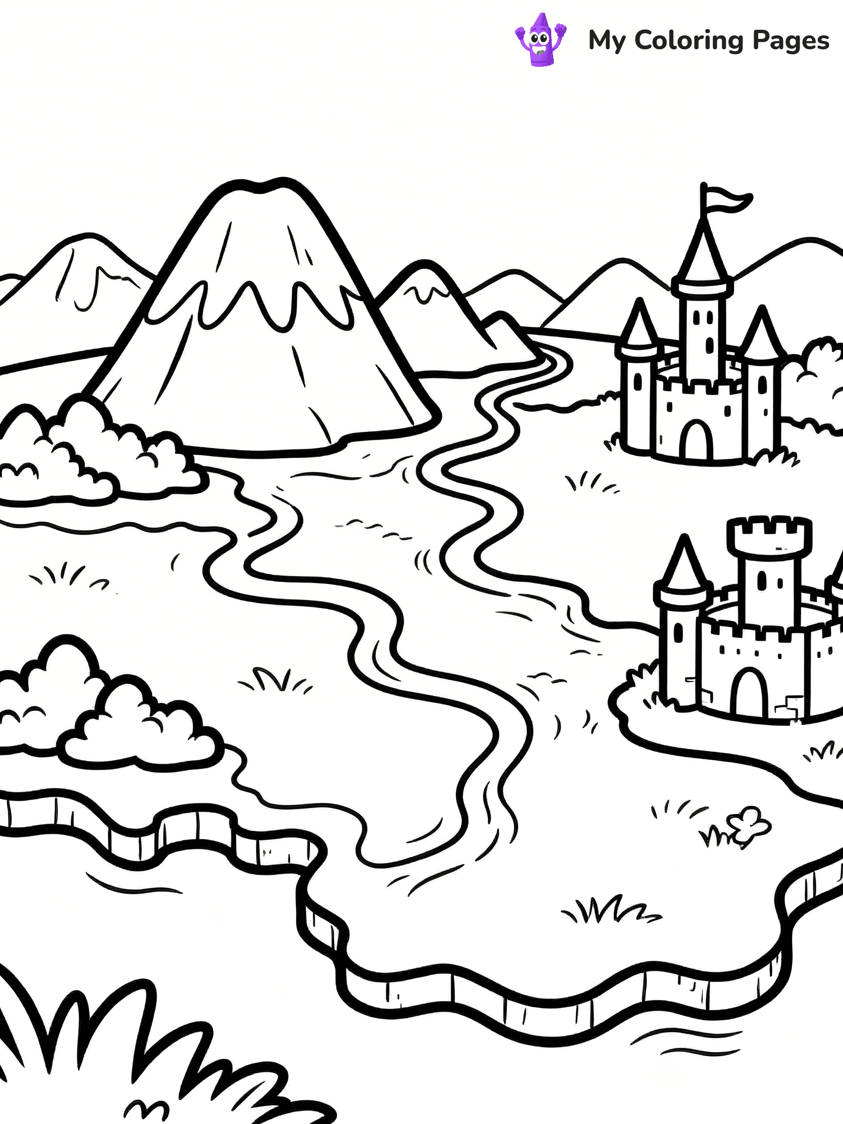 Map Coloring Pages - 24