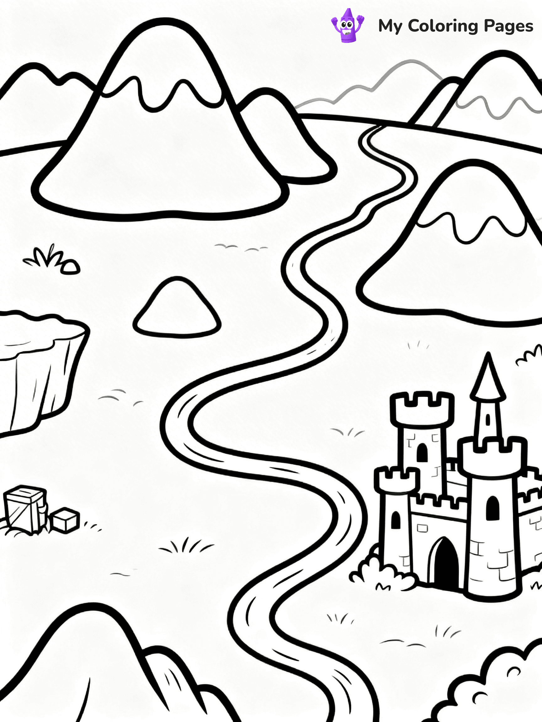 Map Coloring Pages - 23