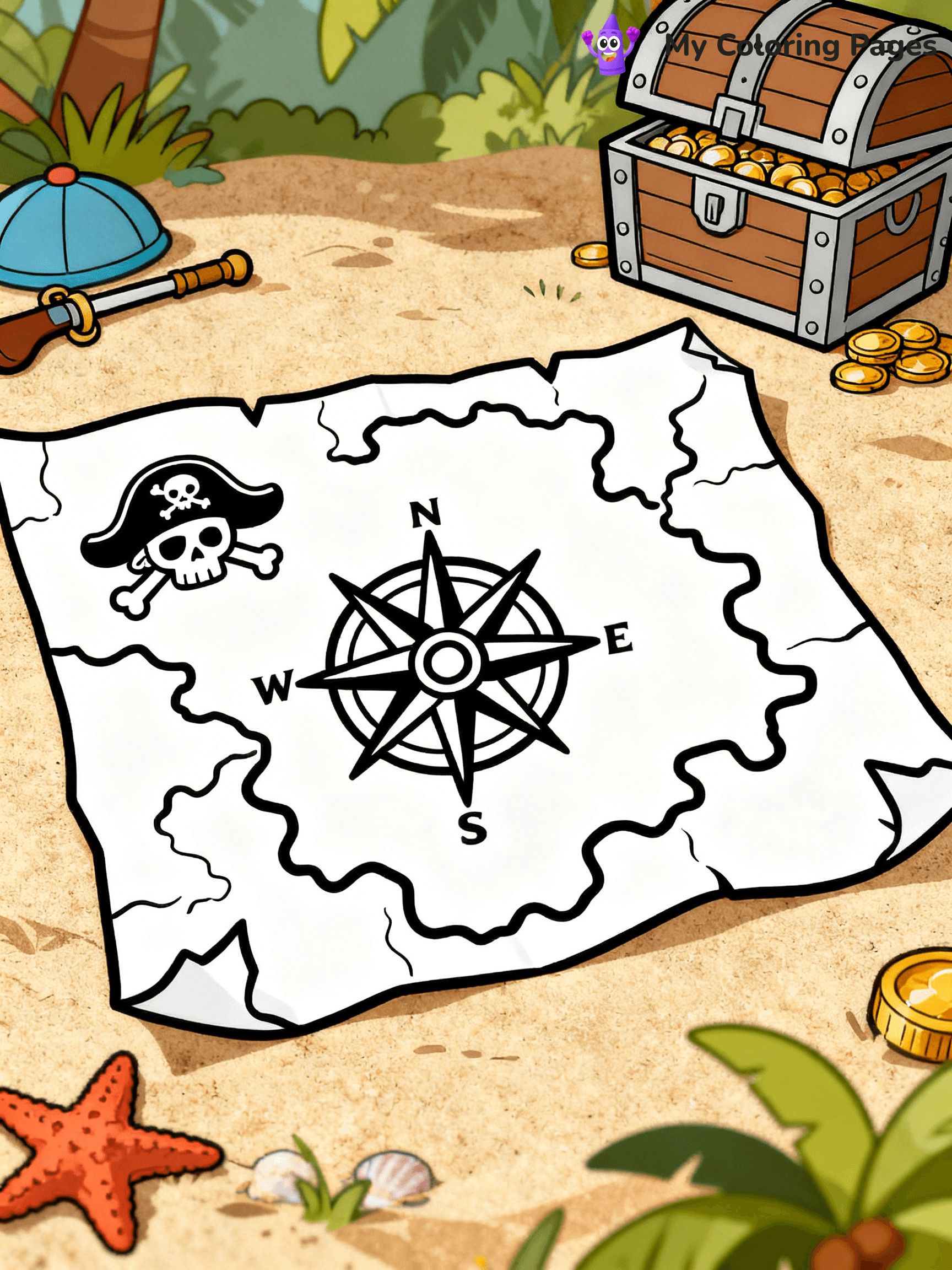 Map Coloring Pages - 17