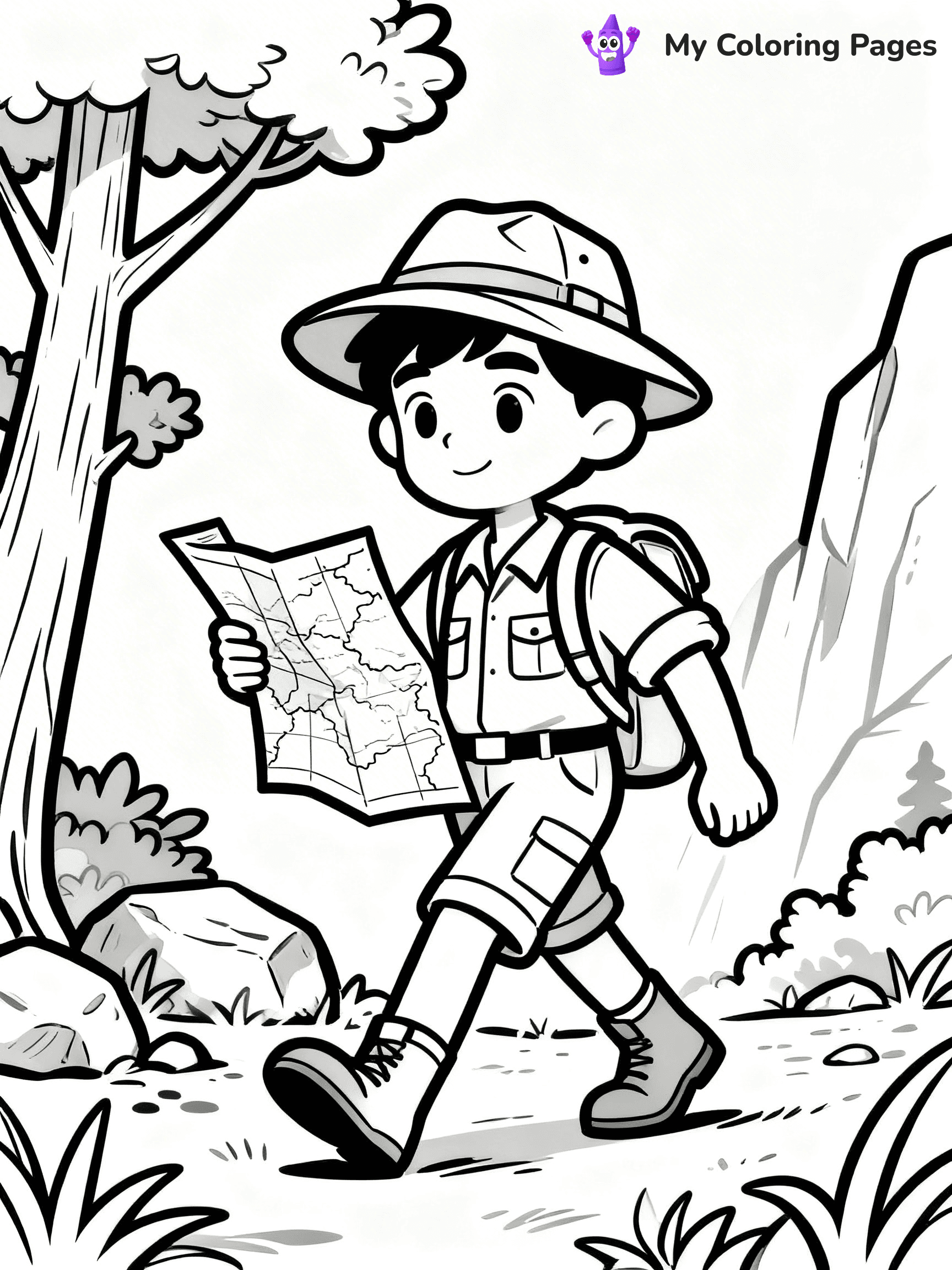 Map Coloring Pages - 16