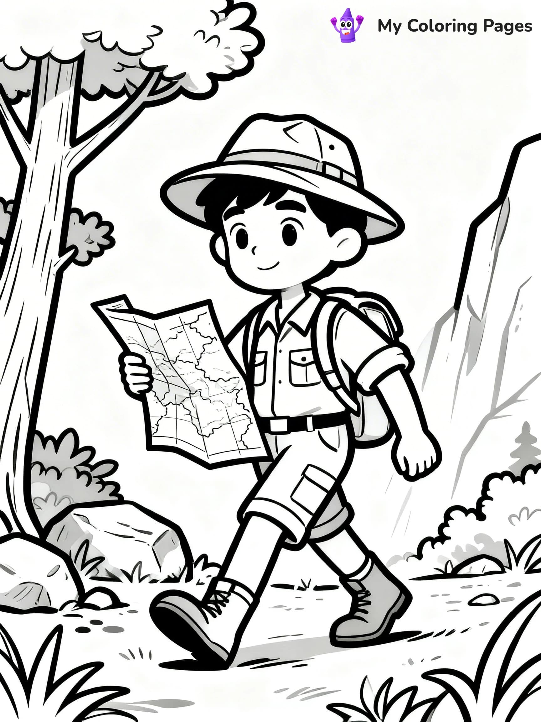 Map Coloring Pages - 16