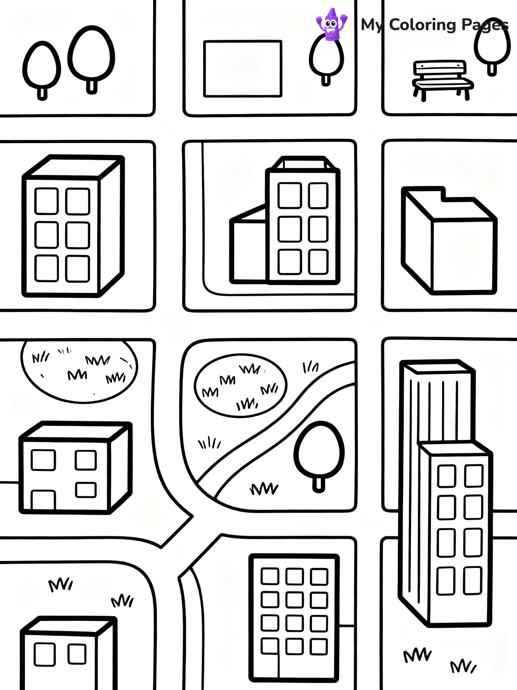 Map Coloring Pages - 8