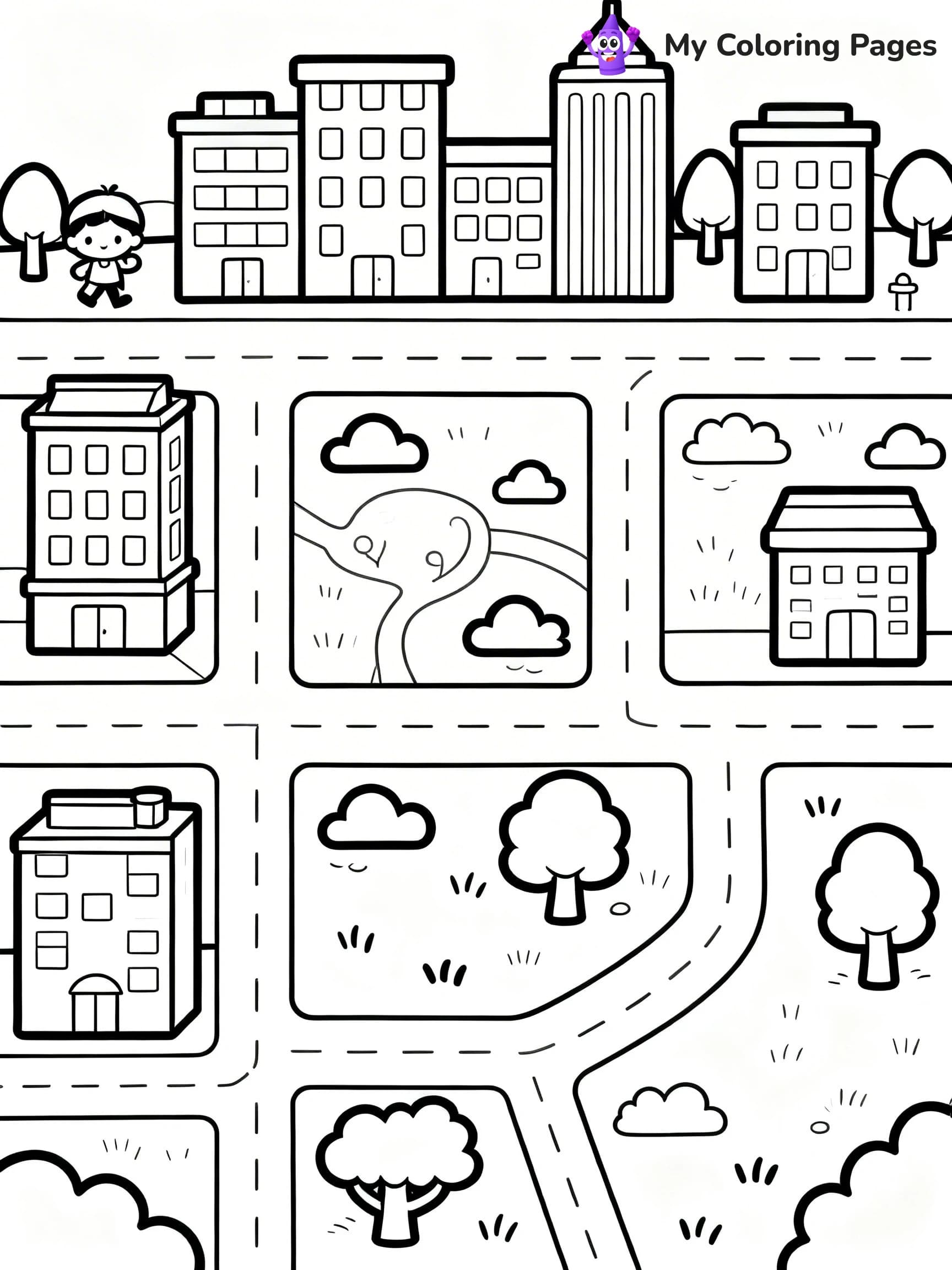 Map Coloring Pages - 7