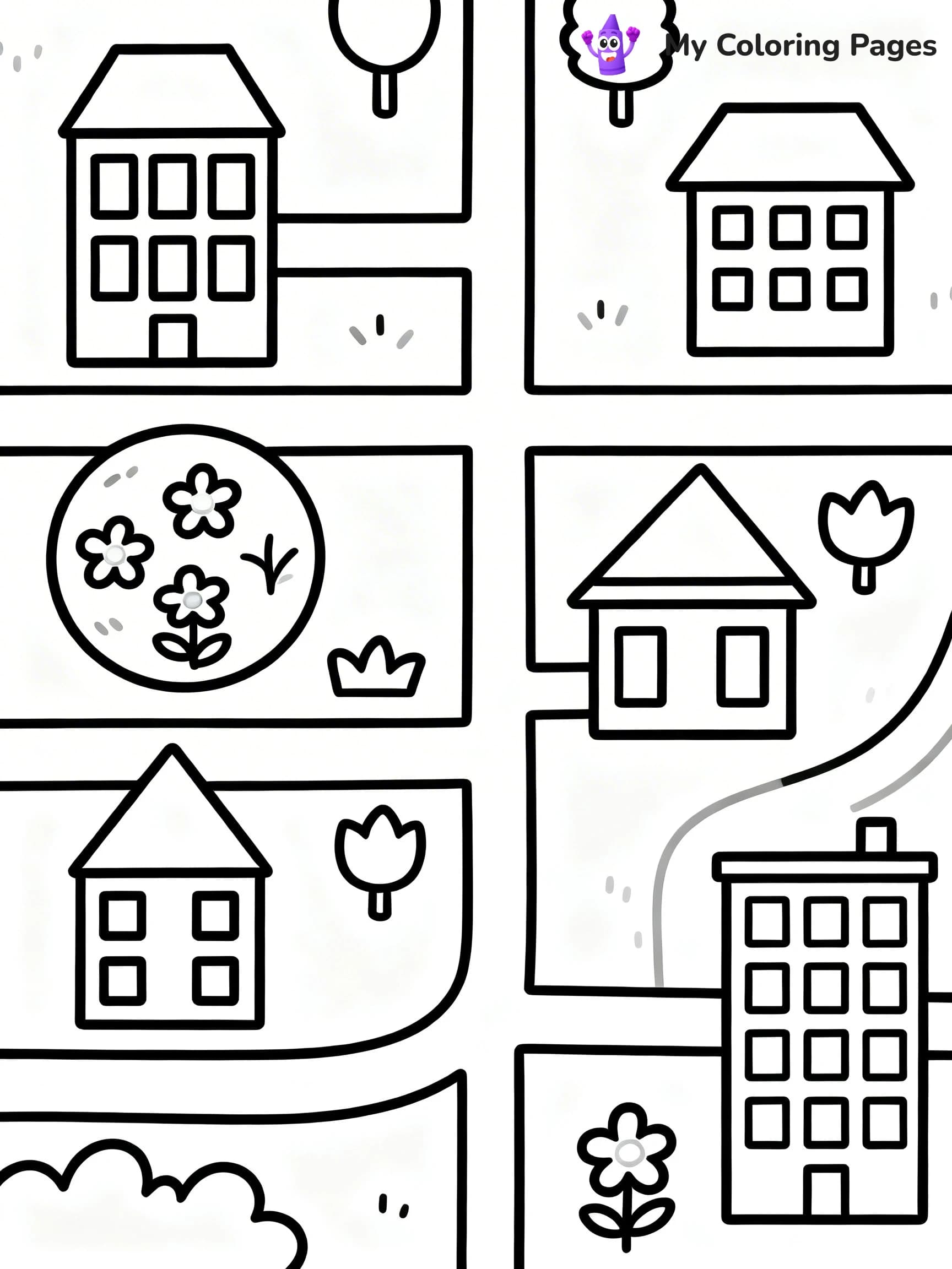 Map Coloring Pages - 6