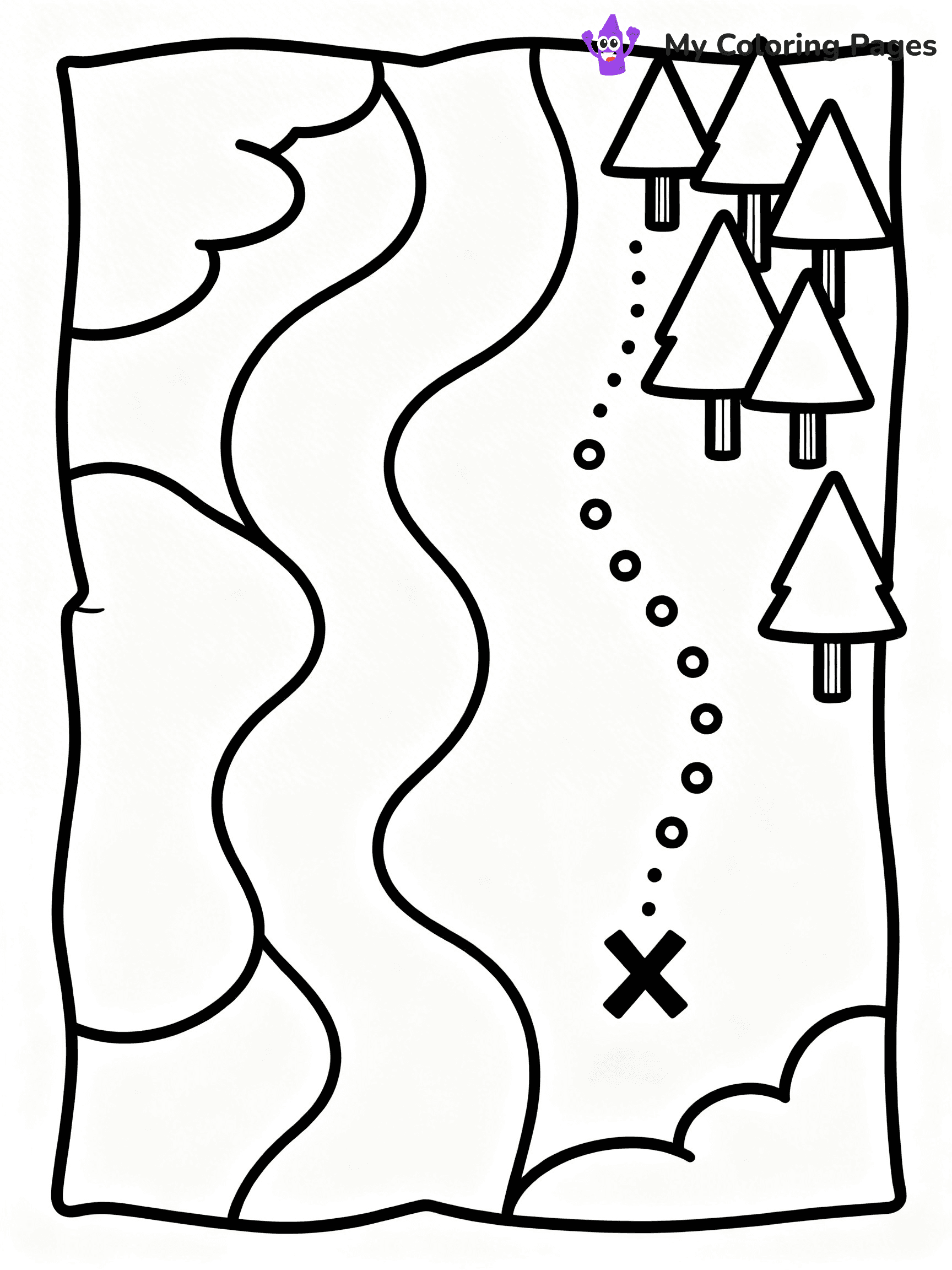 Map Coloring Pages - 1