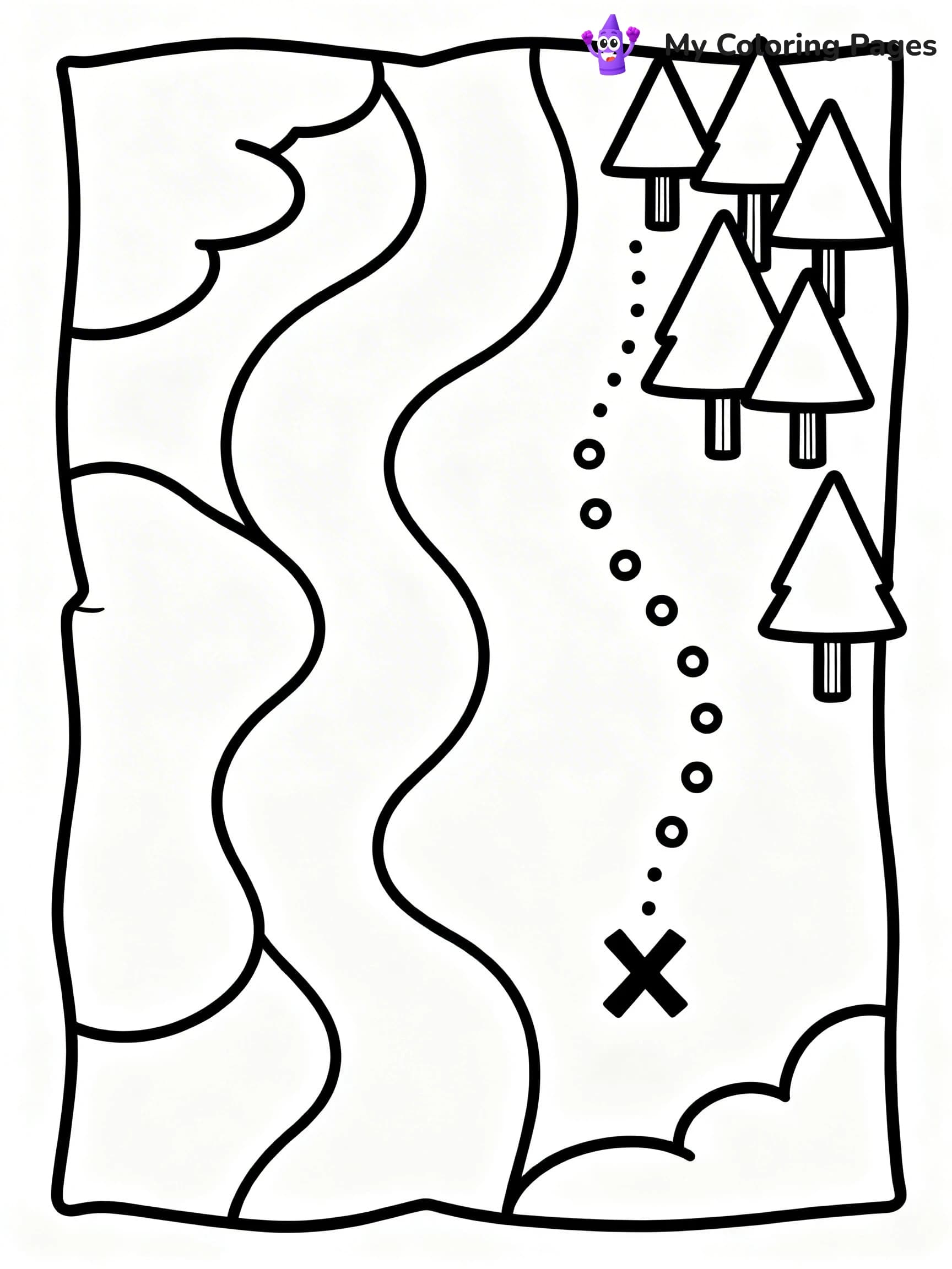 Map Coloring Pages - 1