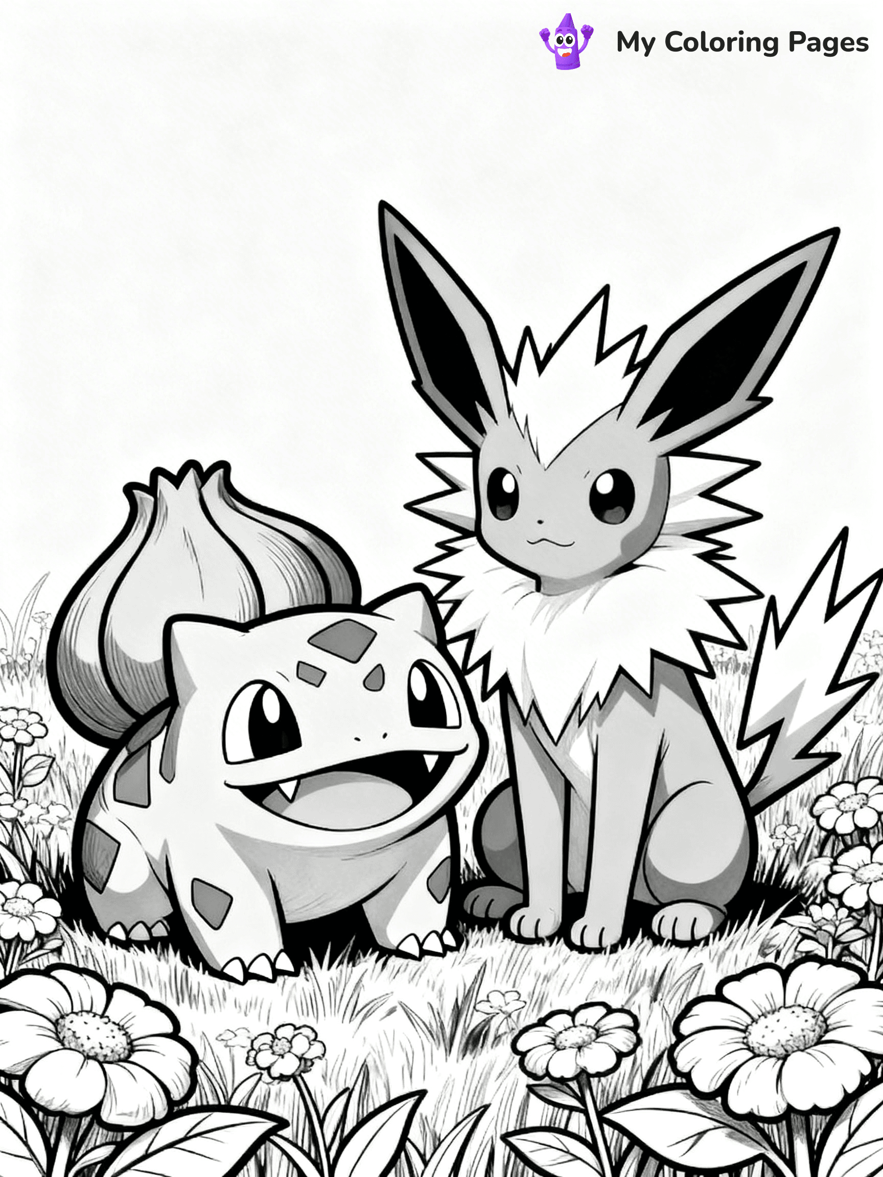 Jolteon Coloring Pages - 20
