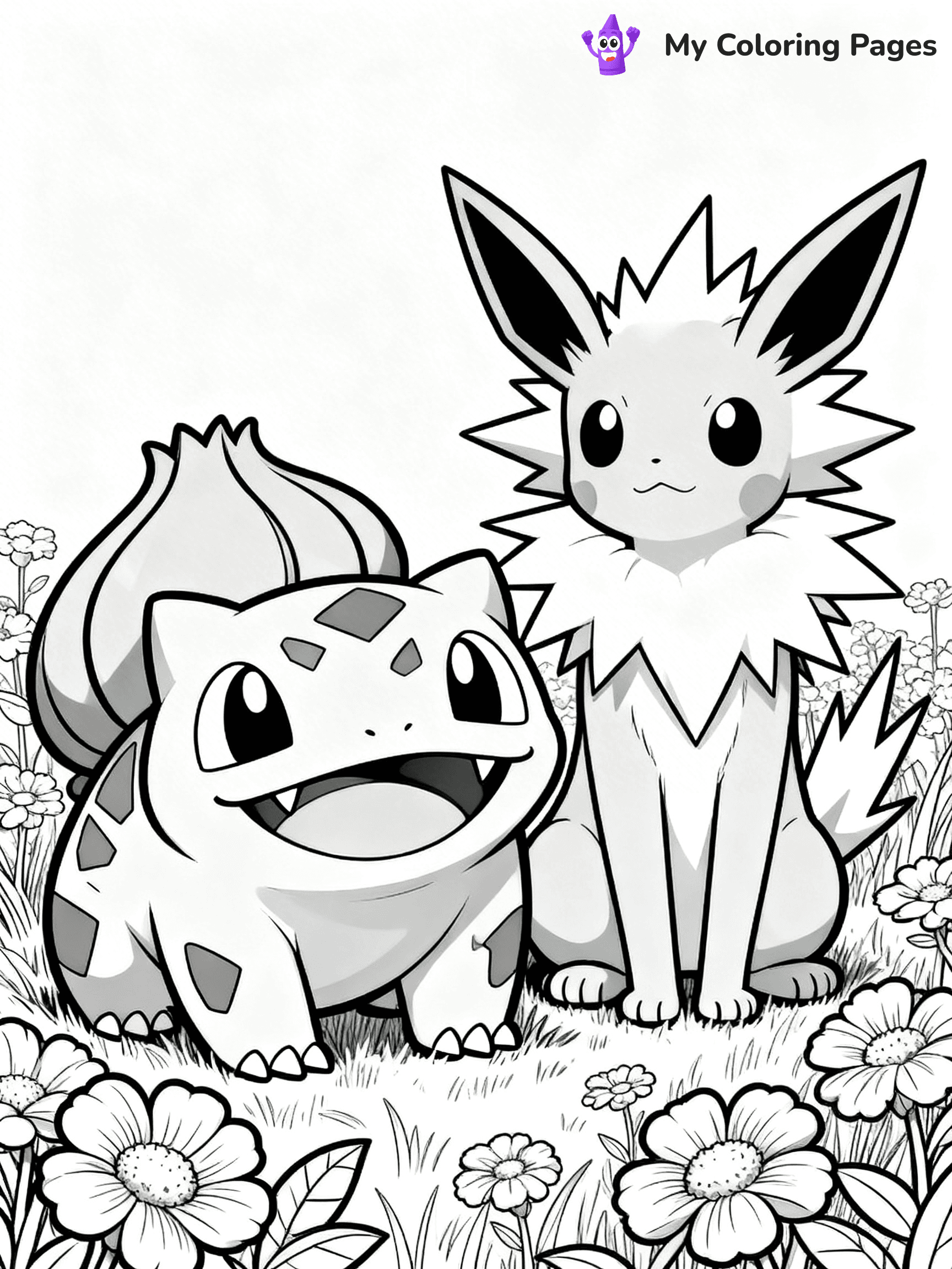 Jolteon Coloring Pages - 19