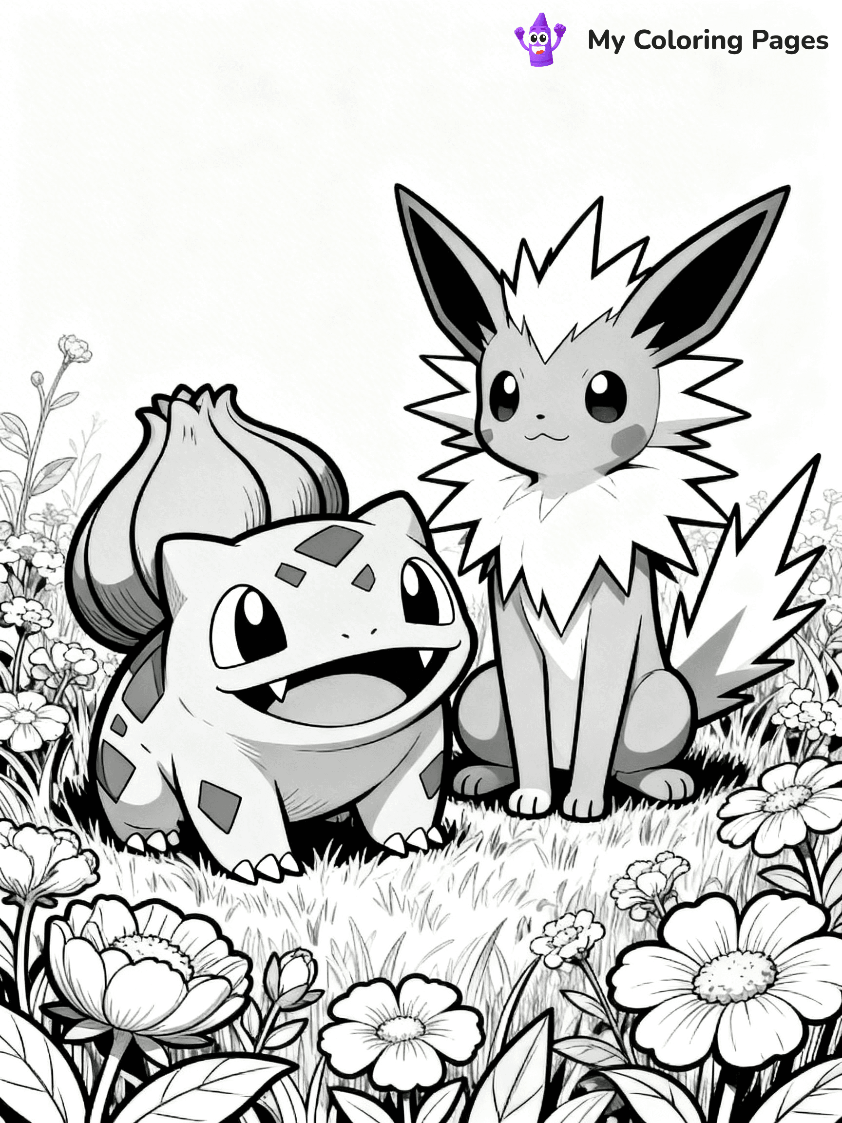 Jolteon Coloring Pages - 18