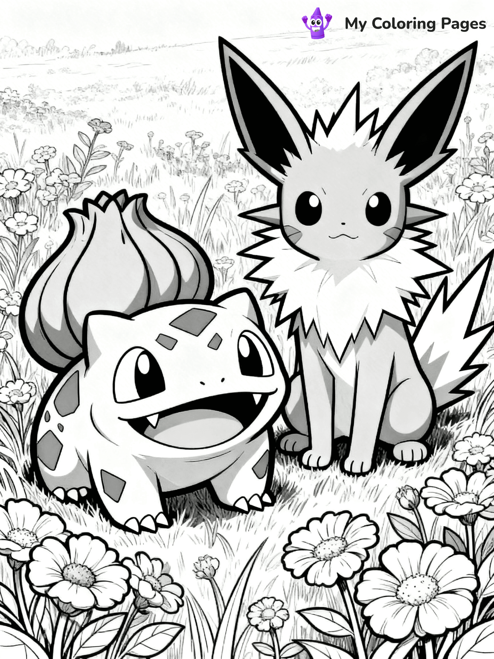 Jolteon Coloring Pages - 16