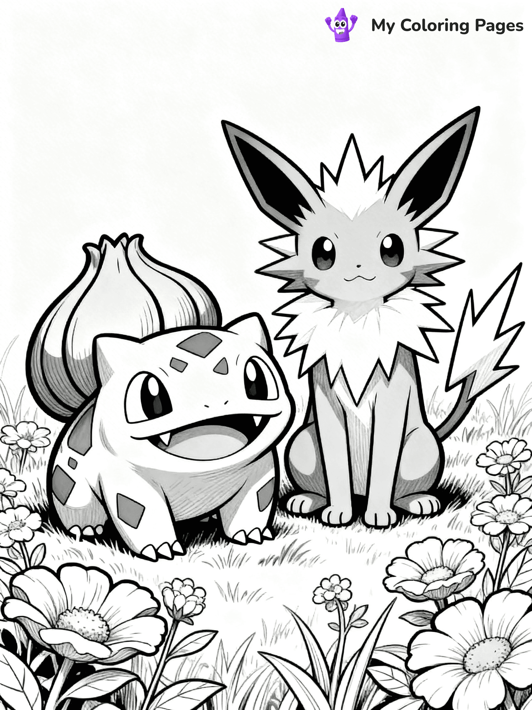 Jolteon Coloring Pages - 14