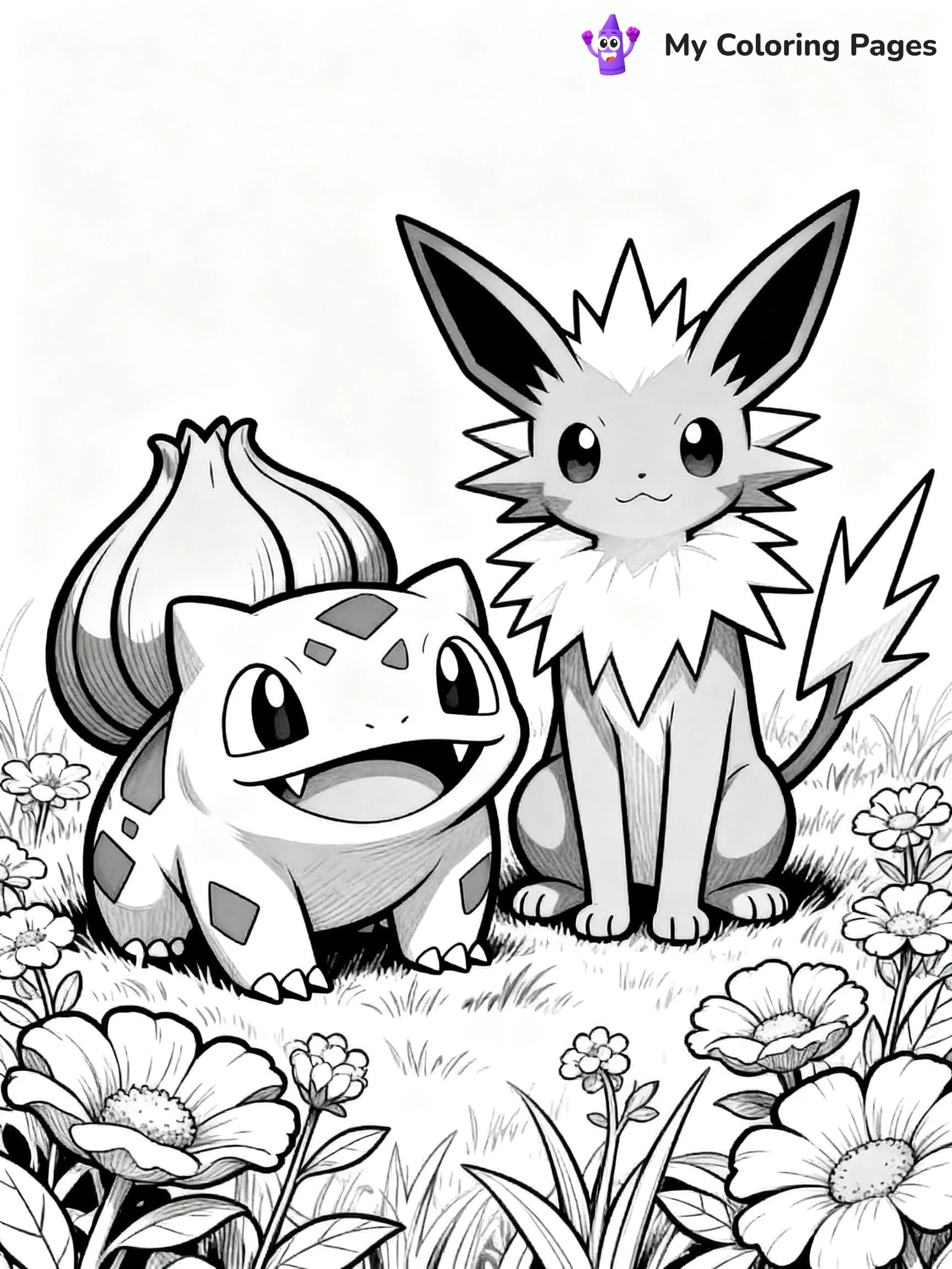 Jolteon Coloring Pages - 14