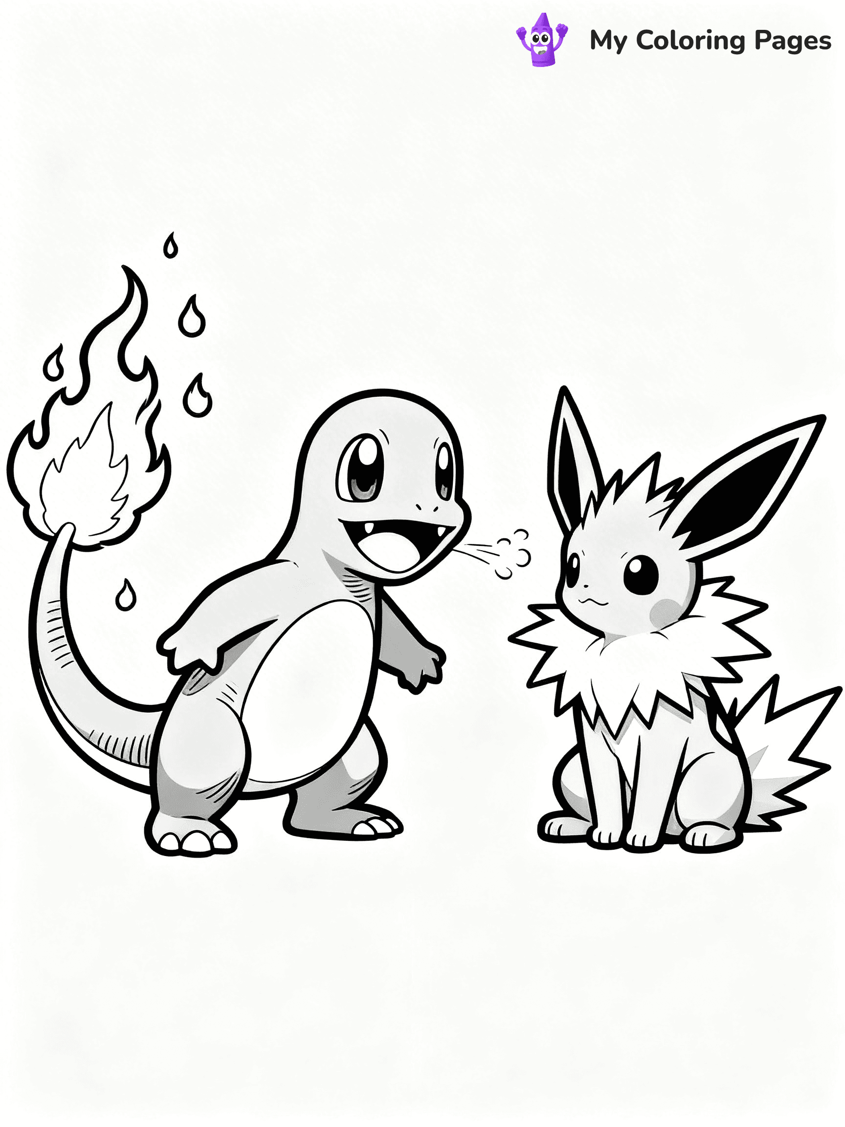 Jolteon Coloring Pages - 13