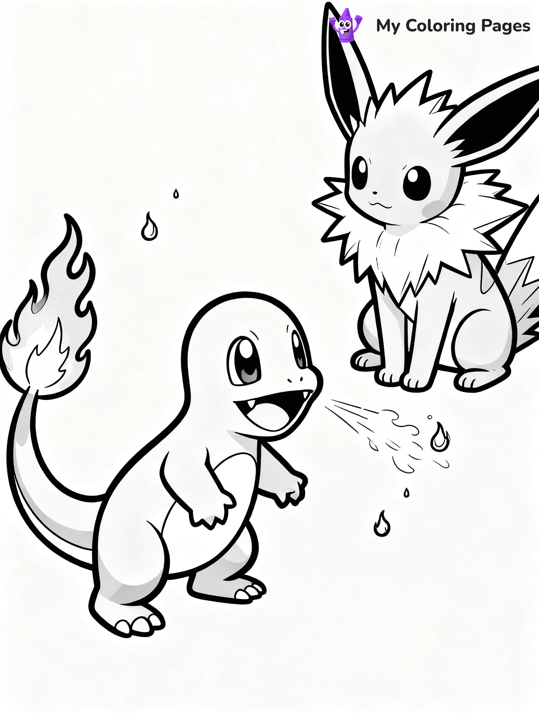 Jolteon Coloring Pages - 12