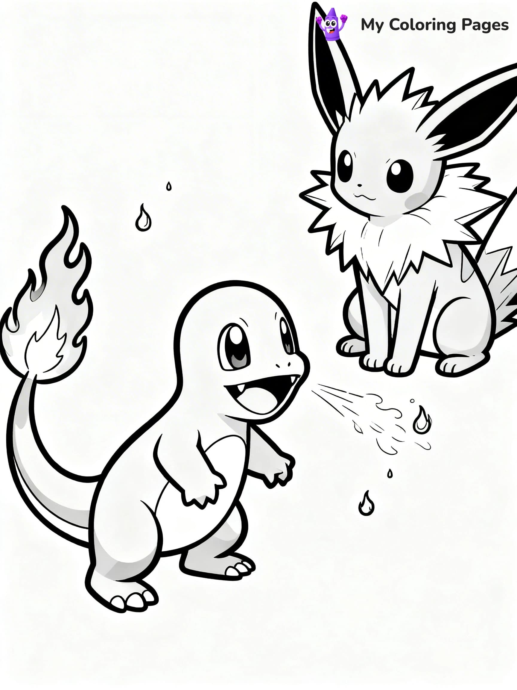 Jolteon Coloring Pages - 12