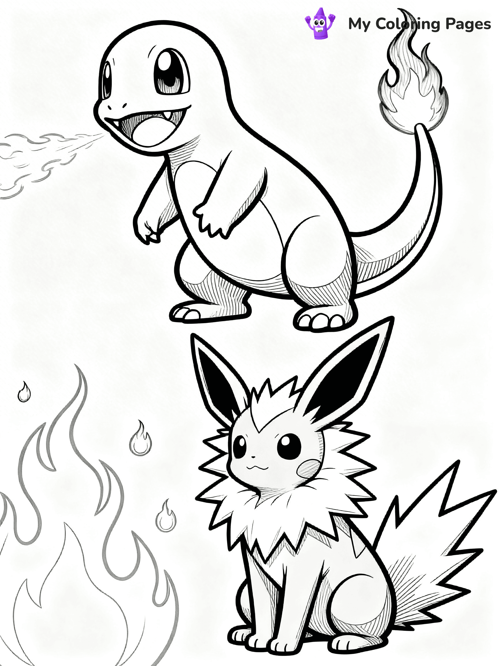 Jolteon Coloring Pages - 11