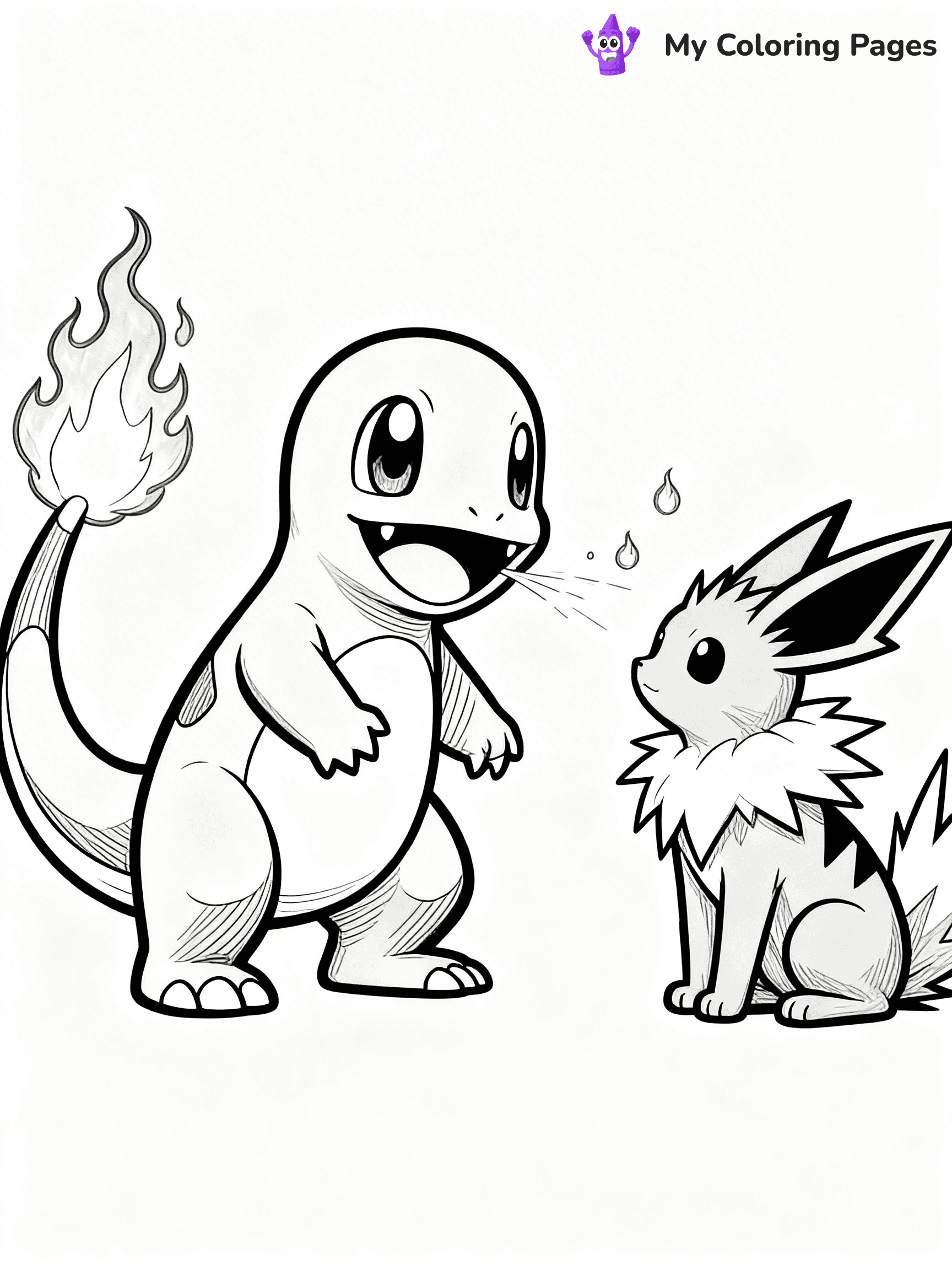 Jolteon Coloring Pages - 10