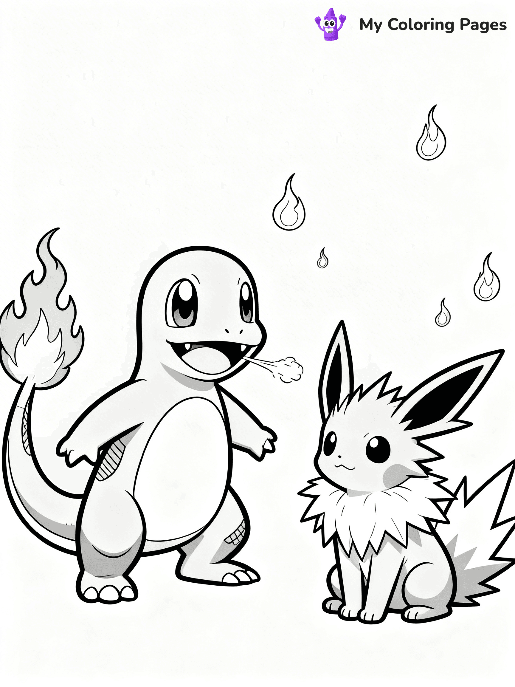 Jolteon Coloring Pages - 9