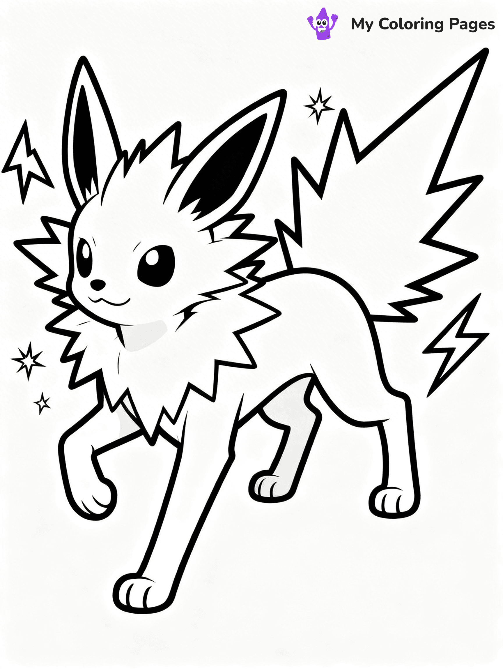 Jolteon Coloring Pages - 3