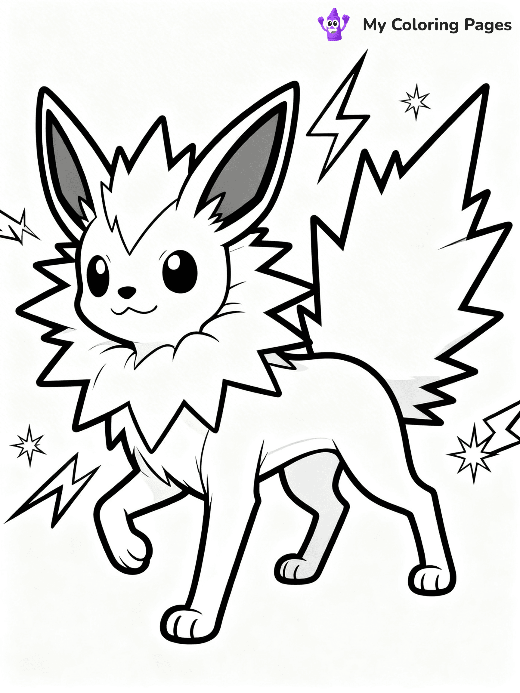 Jolteon Coloring Pages - 2