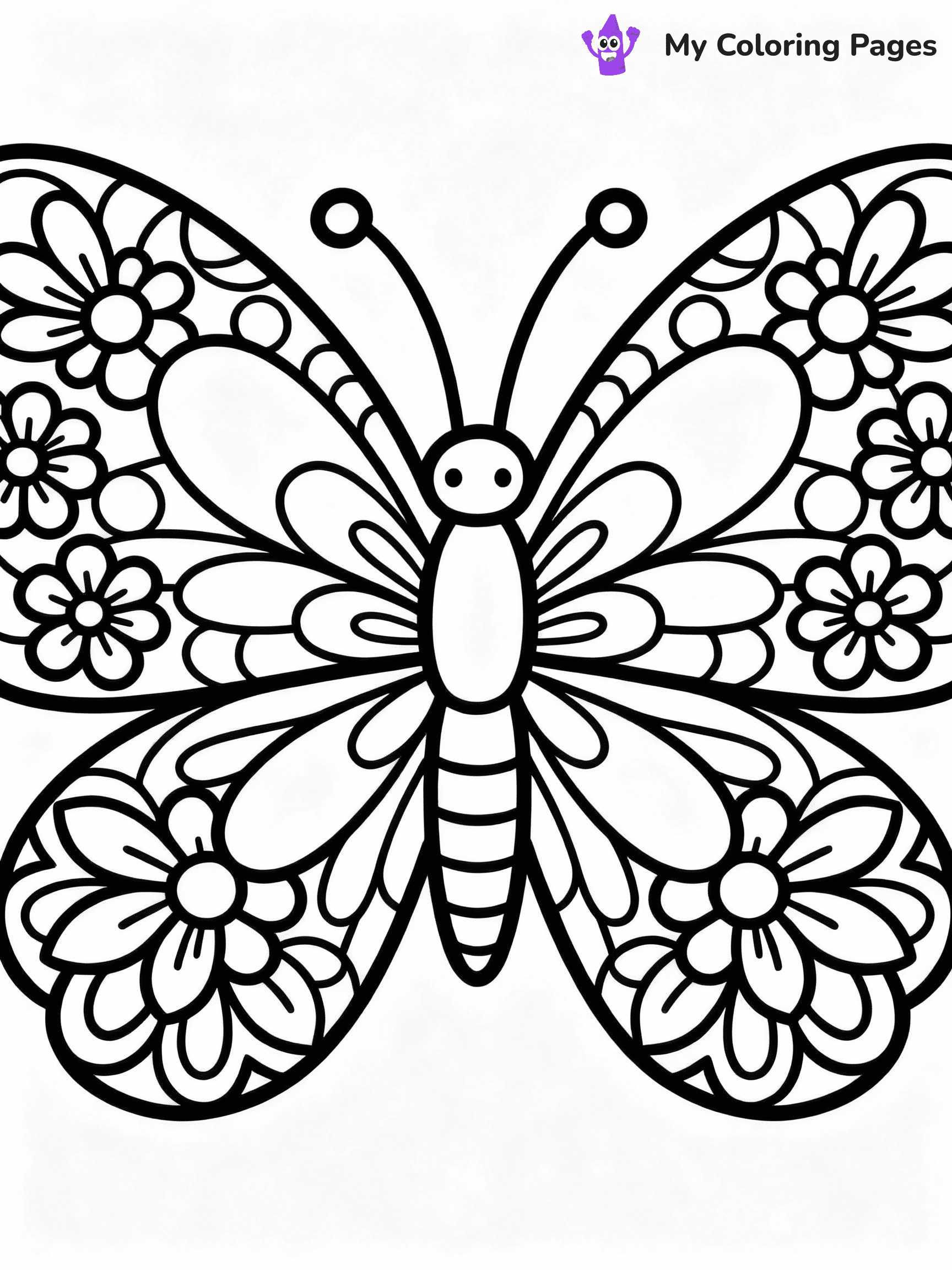 Butterfly Coloring Pages - 33