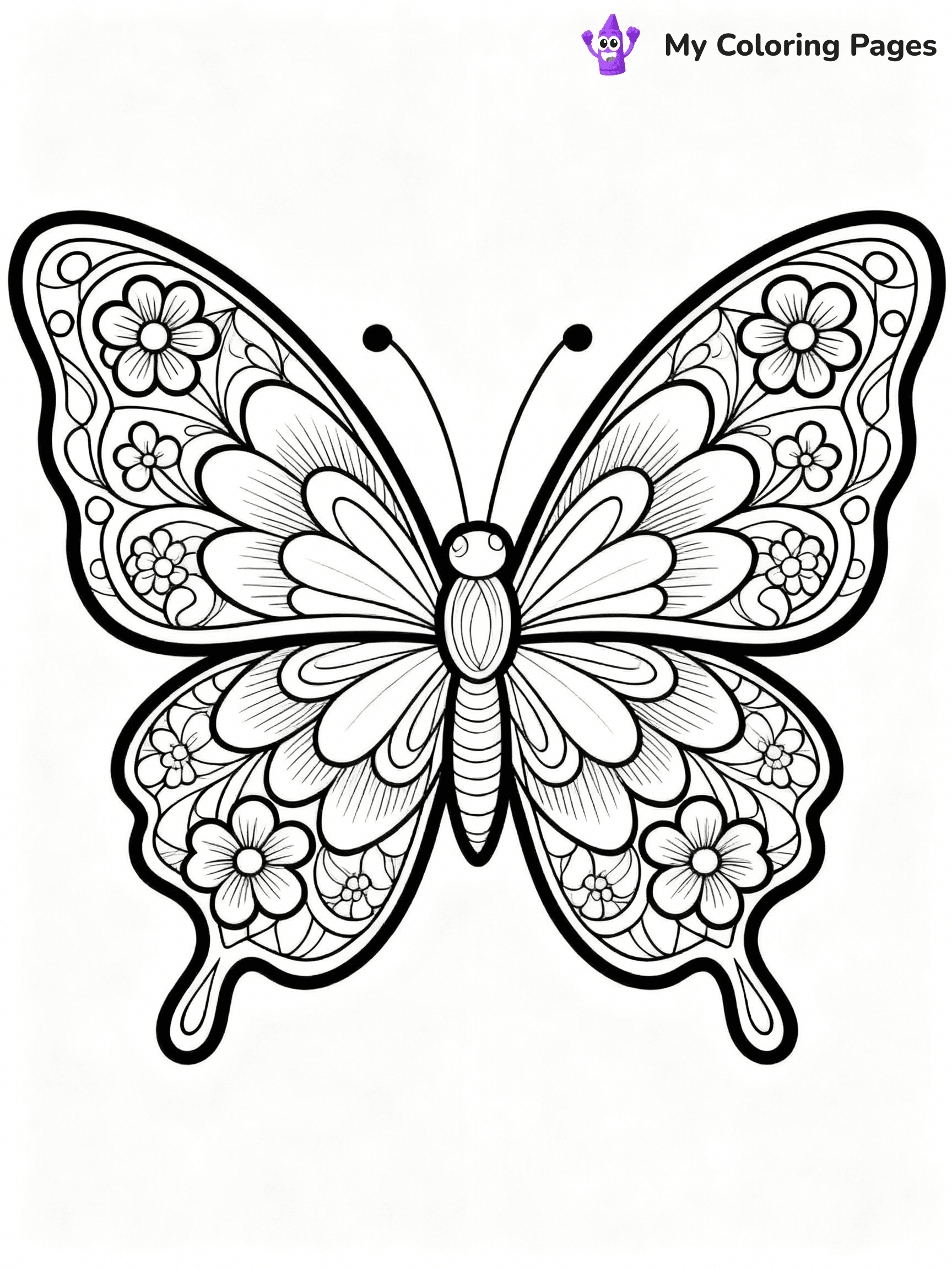 Butterfly Coloring Pages - 31